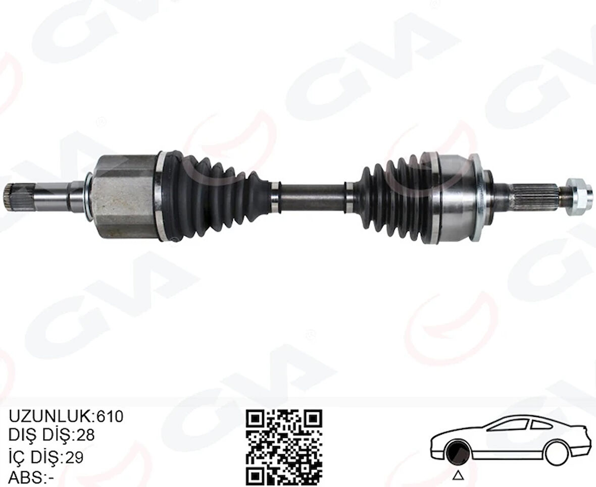 ÖN AKS KOMPLE SOL FORD RANGER TKE 2011 2.2 TDCI 4 4 AB393A428CC 1749219 UF9T2560XB