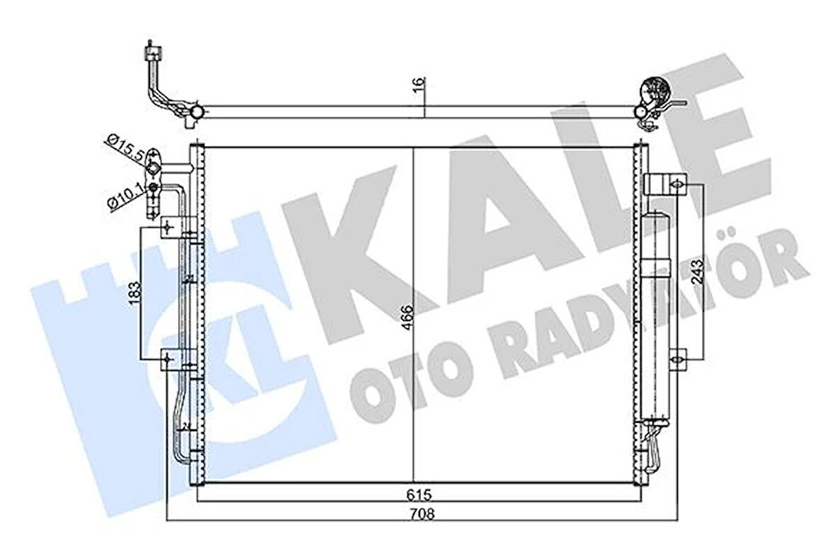 KLIMA RADYATORU LAND ROVER DISCOVERY 4 L319 RANGE ROVER SPORT 1 L320 LR015556
