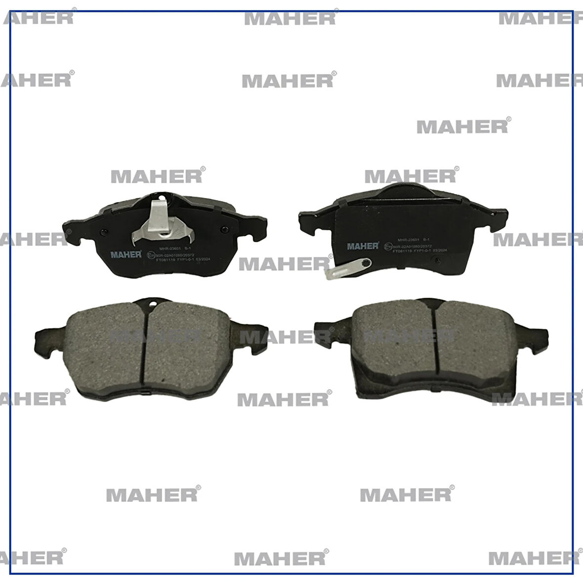FREN BALATA ZAFIRA A 1999-2005 / ASTRA G 1998-2005 / ASTRA F 1991-1998 ÖN 1605009