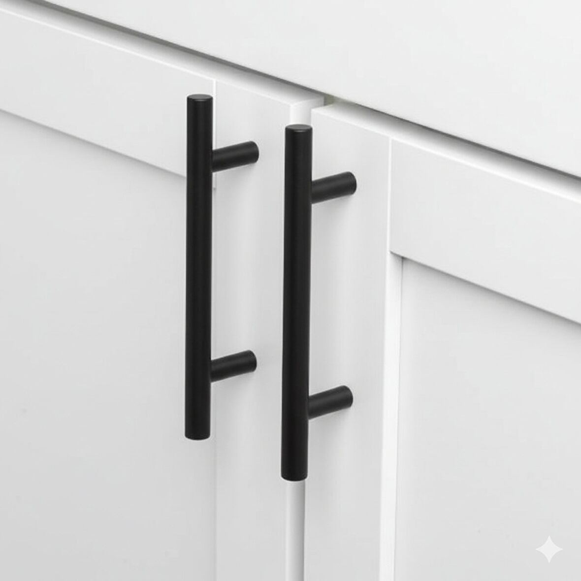 Keijo INOX 96mm Paslanmaz Siyah Kulp (mobilya, dolap kulpu, kulp modeli)