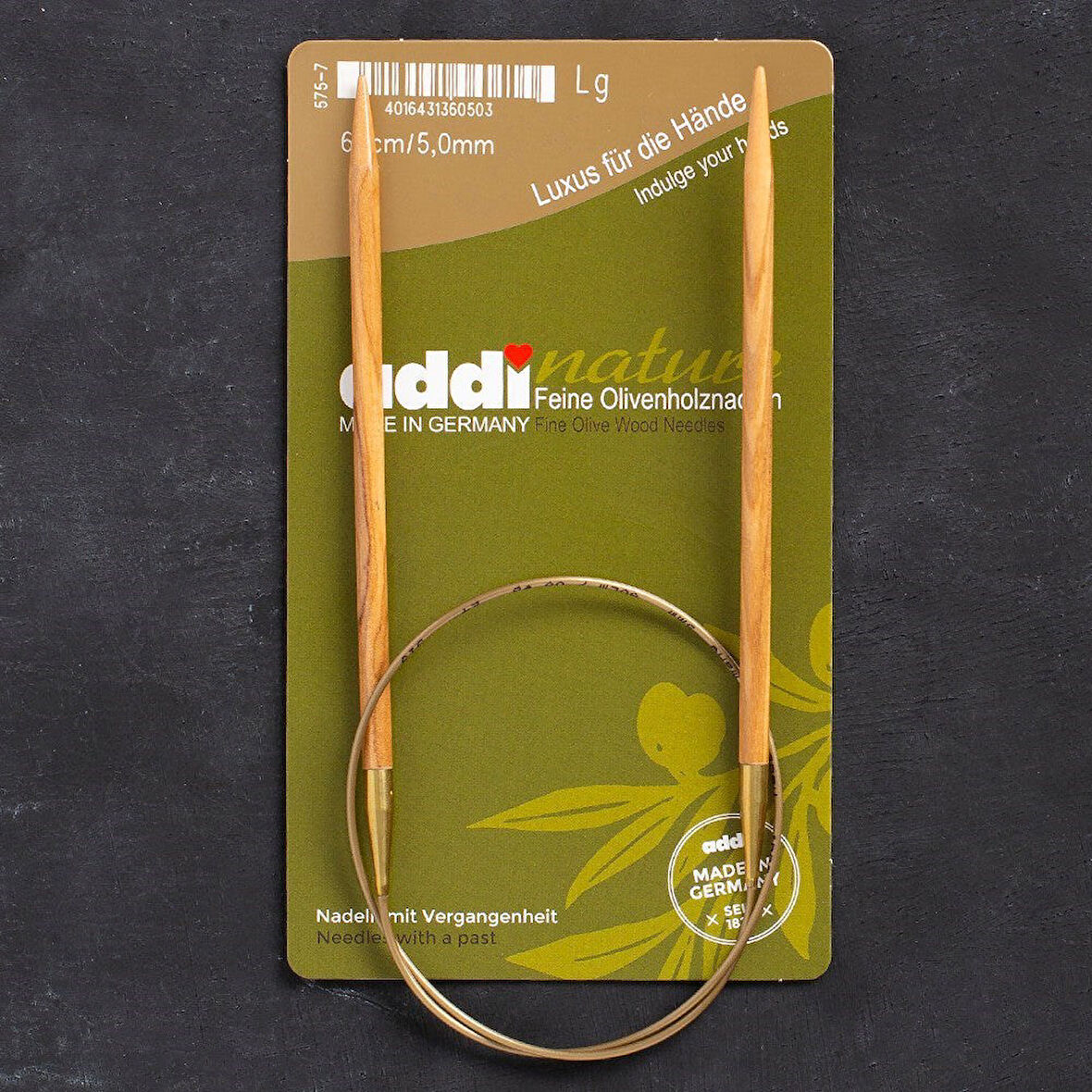 Addi Olive Wood 5 mm 60 cm Zeytin Ağacı Misinalı Ö