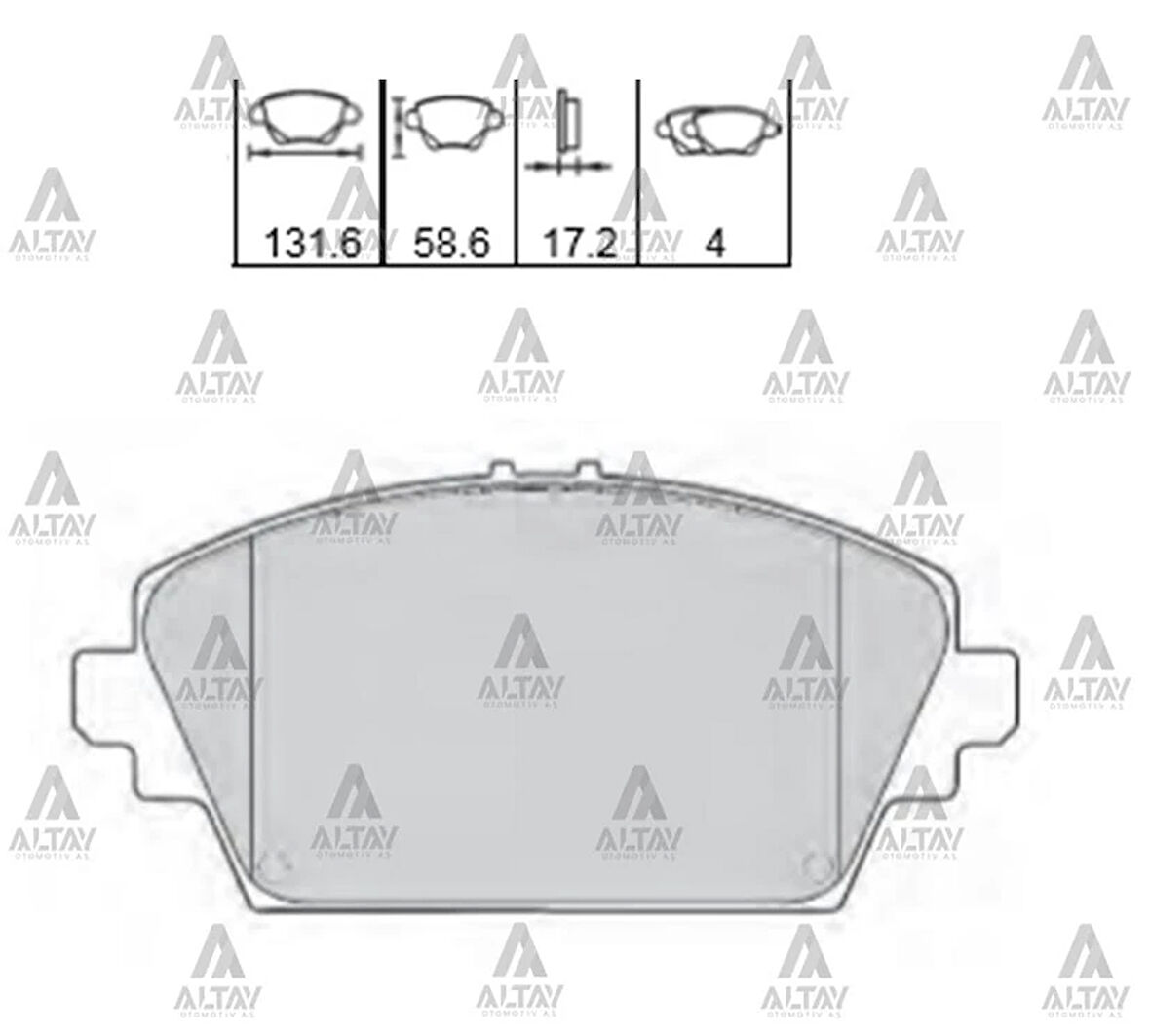 FREN BALATA PRIMERA 2003-2010 / ACCORD 1998-2001 1.8 ÖN 41060 AV126