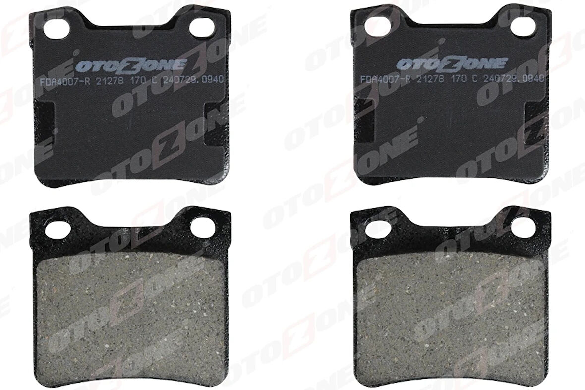 ARKA BALATA P406 1.6-1.8-2.0-2.1 TDİ 1995-2004 607 2000 GDB1276 4252 66 4251 30 4252 08