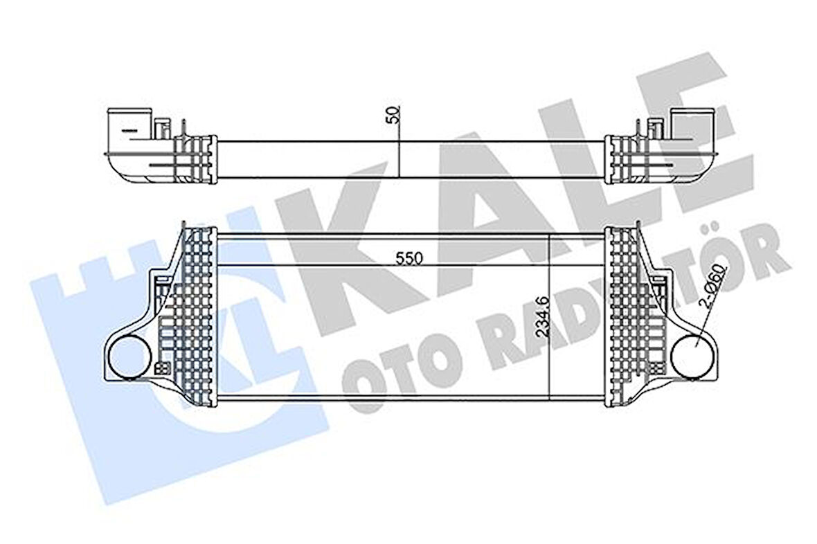 TURBOSARJ RADYATORU MERCEDES 10164 W164 W251 A1645001900