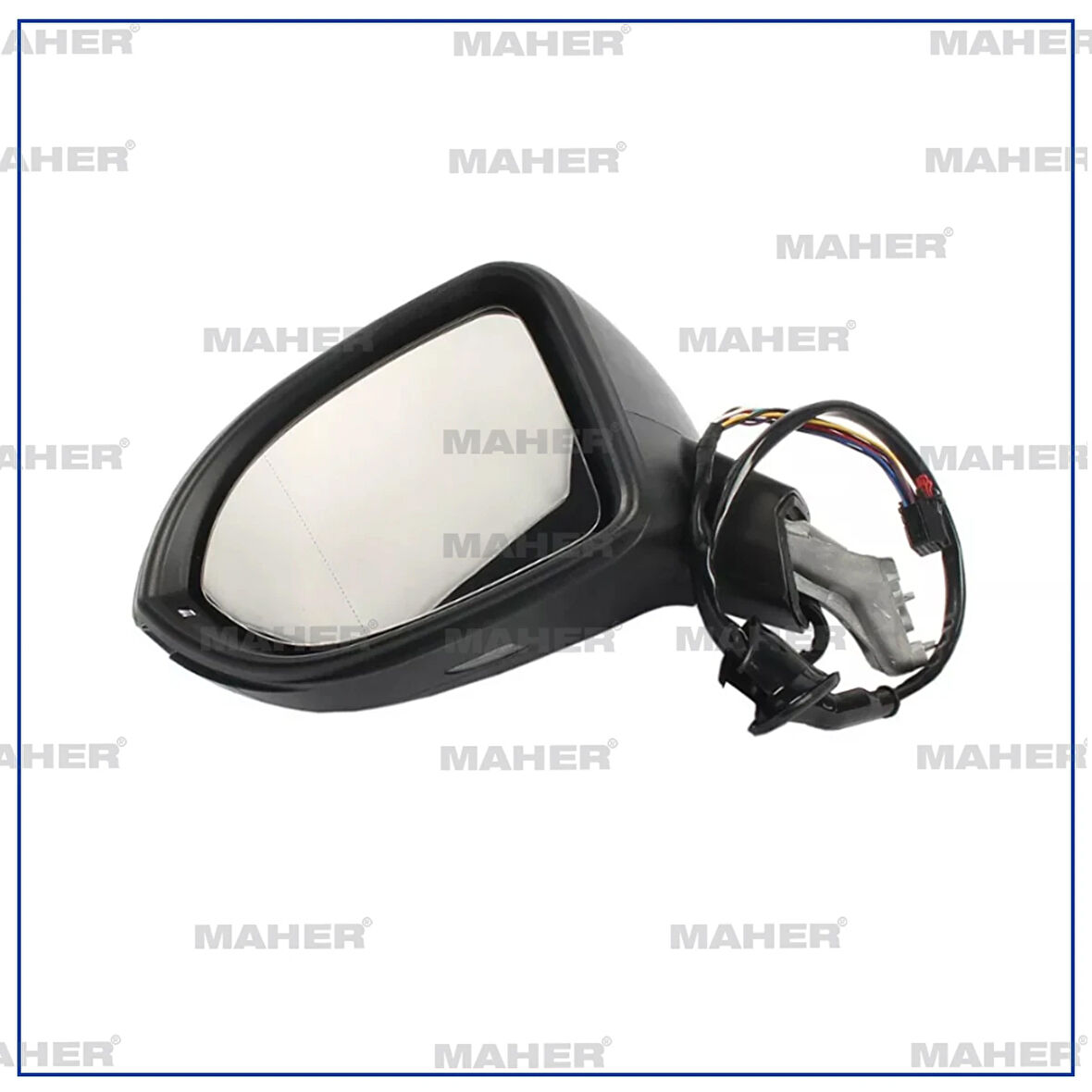 AYNA DIŞ DİKİZ PASSAT 2014 ELEKTRİKLİ, ISITMALI,SİNYALLİ, ASTARLI SOL 3G1857507AG9B9