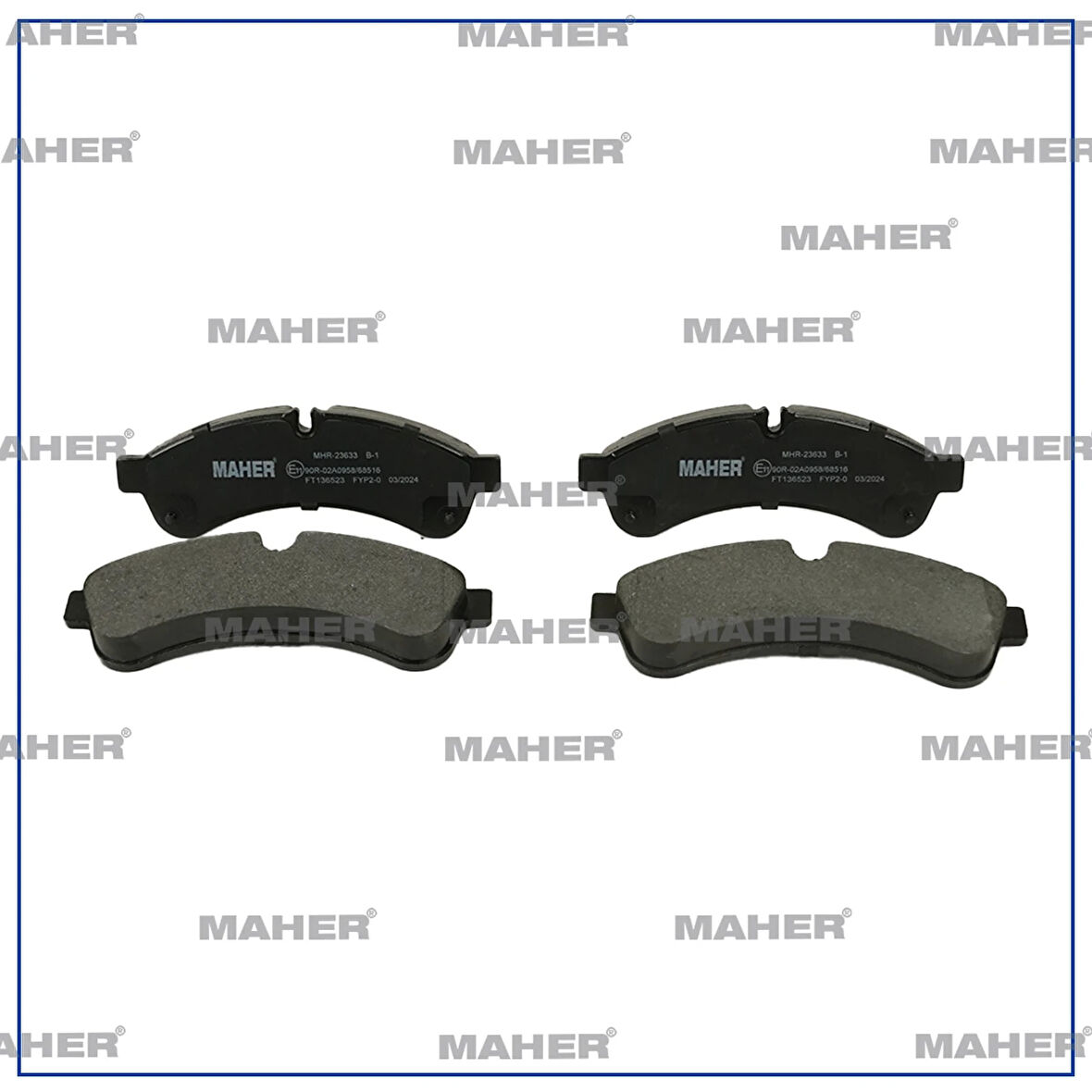 FREN BALATA DAILY 4 2006-2011 ARKA FİŞLİ 184,2MM 42555633