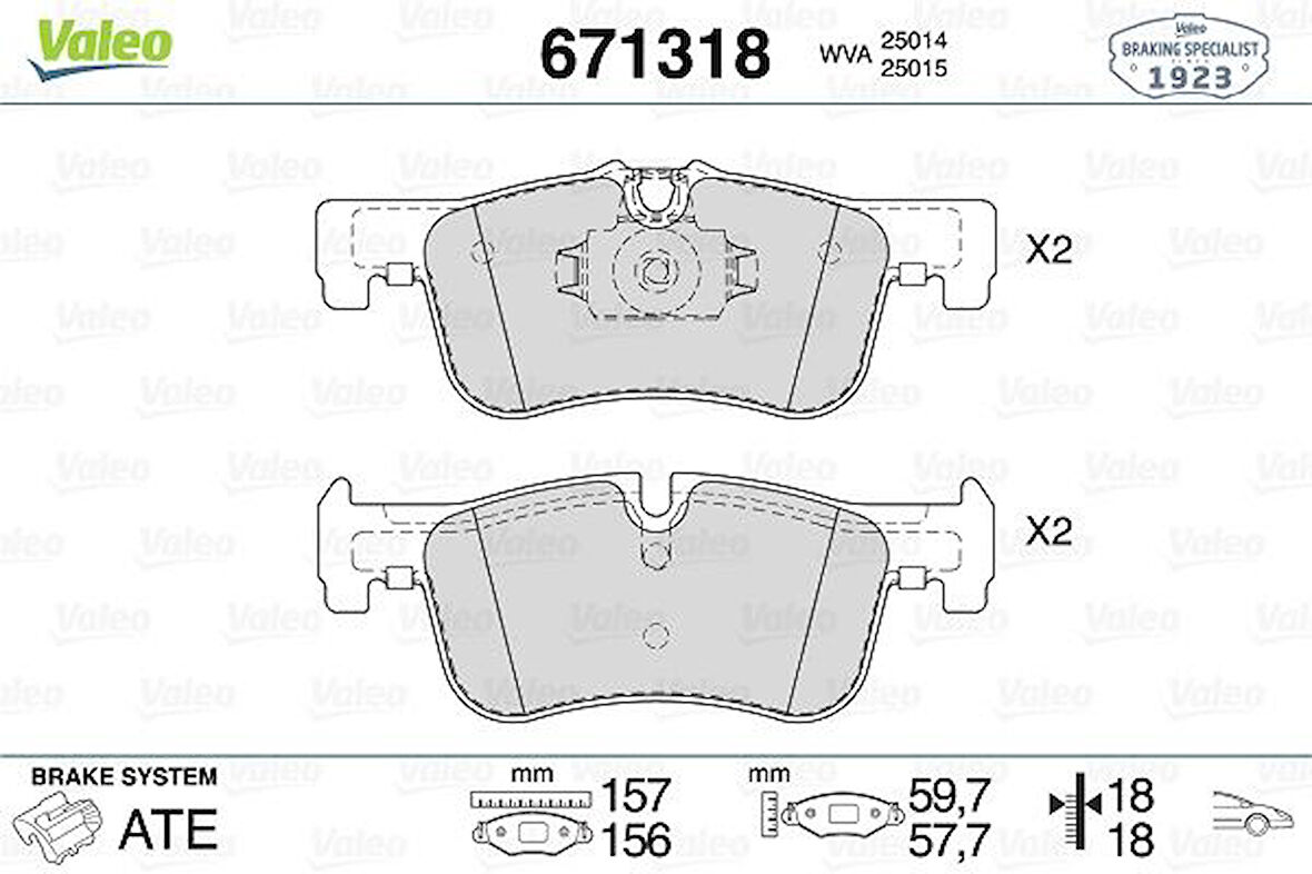 FREN BALATASI ON BMW F20 F21 F22 F23 34118854999