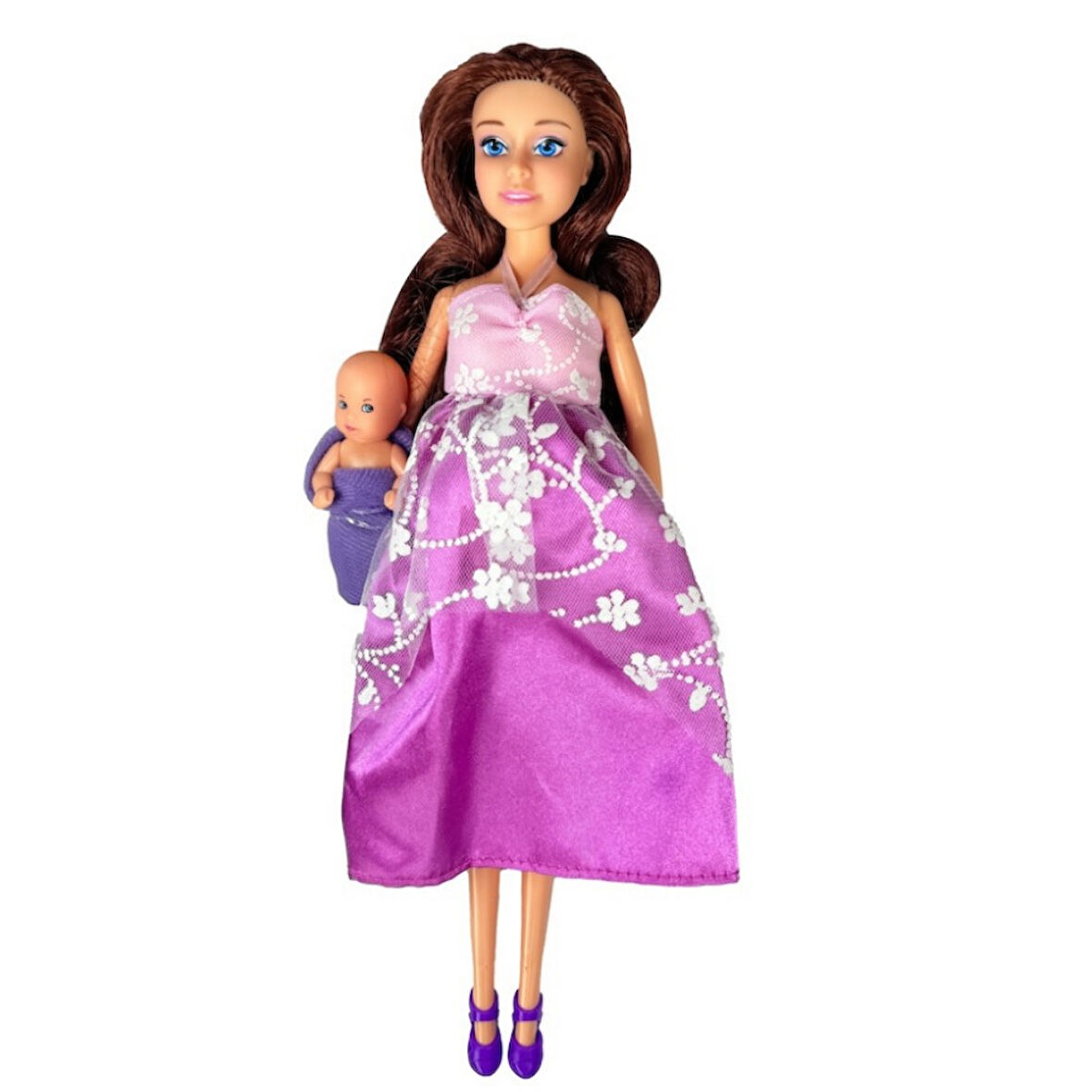 Hamile Bebek ve Minik Bebeği - 115153 - Mor