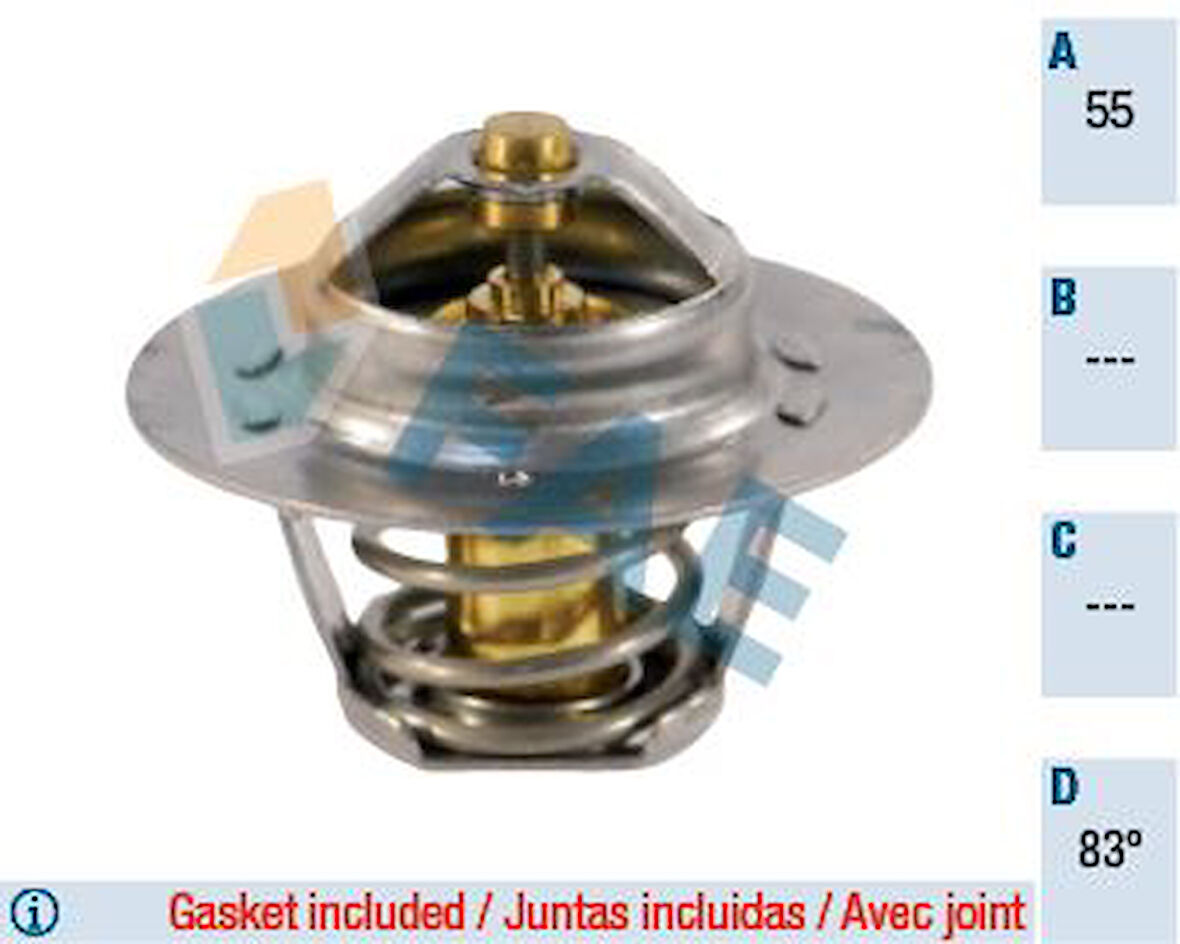 TERMOSTAT P306 GTI P306 P405 P406 P605 P806 XANTIA XM XSARA ZX 1.8 165-2.0 165 1338 39 9616090280