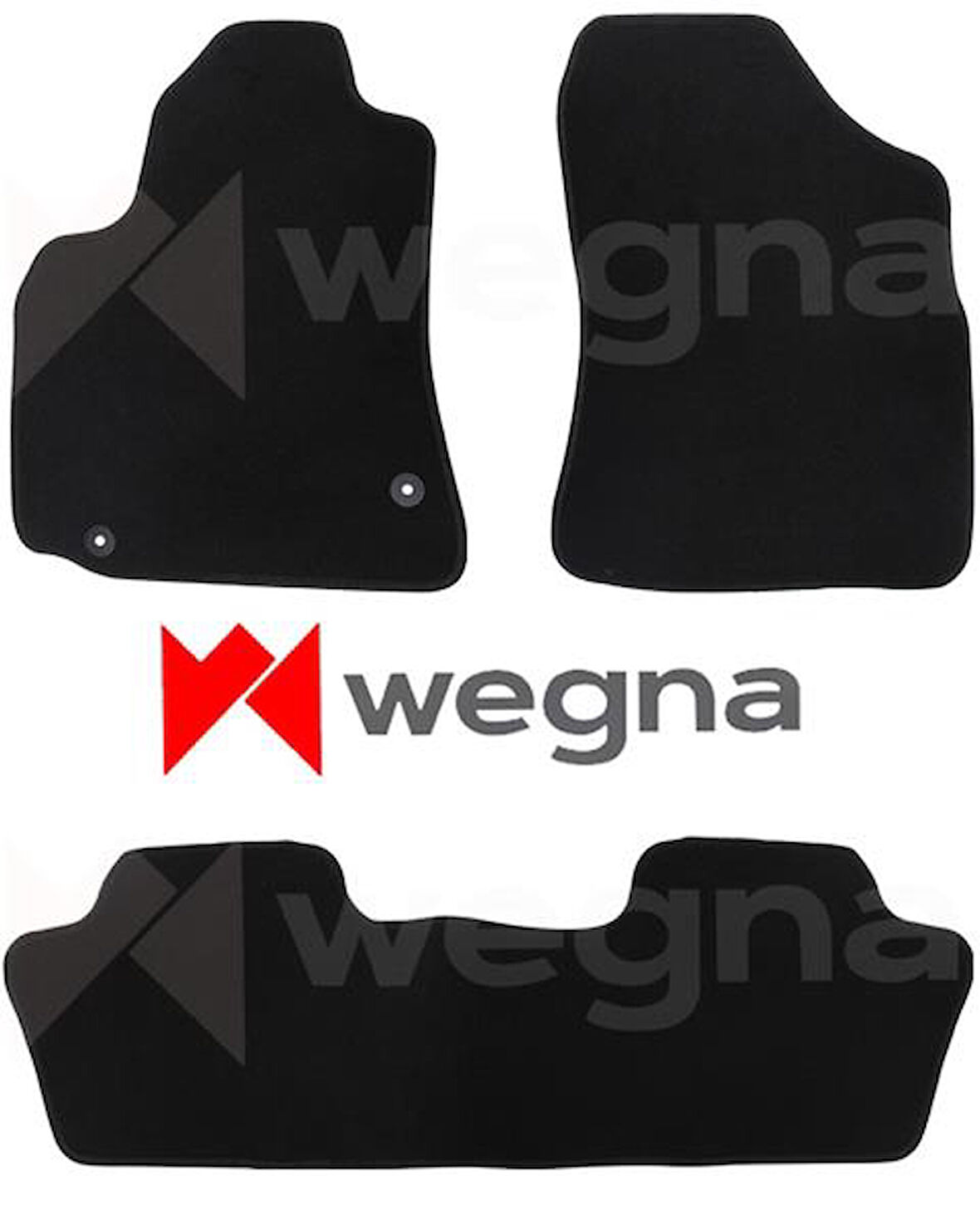 HALI PASPAS SİYAH PEUGEOT PARTNER TEPEE 90 HP 2008-2018 PASPAS