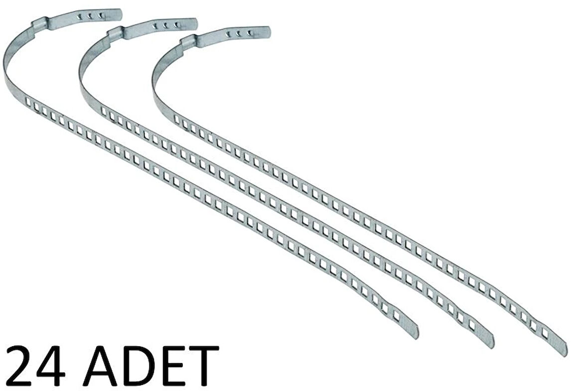 AKS KÖRÜK KELEPÇESİ UNİVERSAL 7MM UZUN PKT 24 LÜK PASLANMAZ GALVENİZLİ SAÇ (24 ADET)