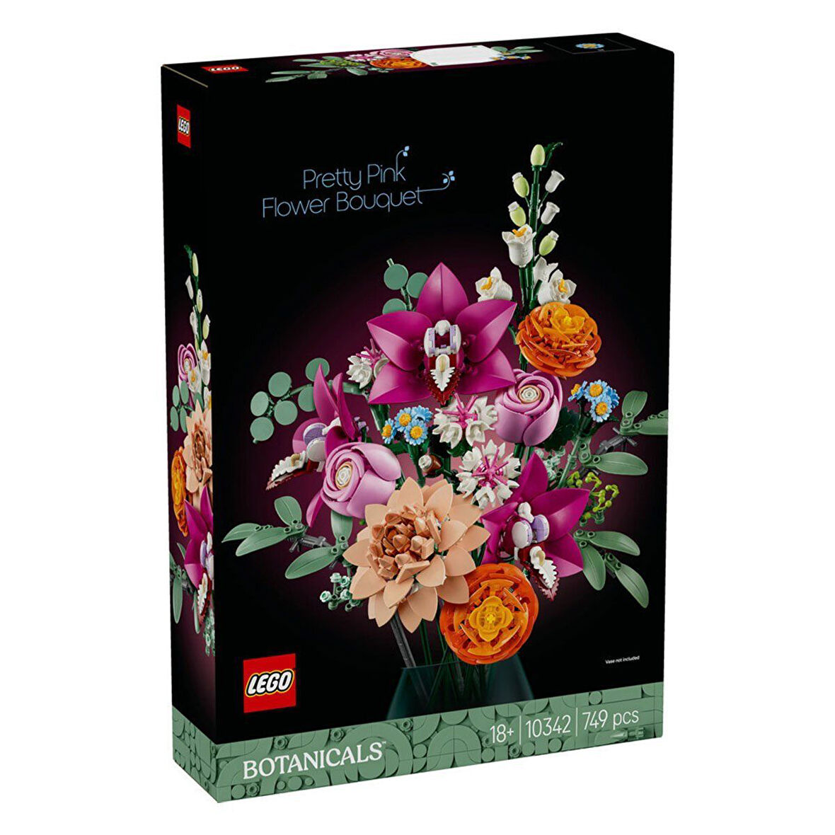 10342 Lego iconic Botanicals Pembe Çiçek Buketi 749 parça +18 yaş