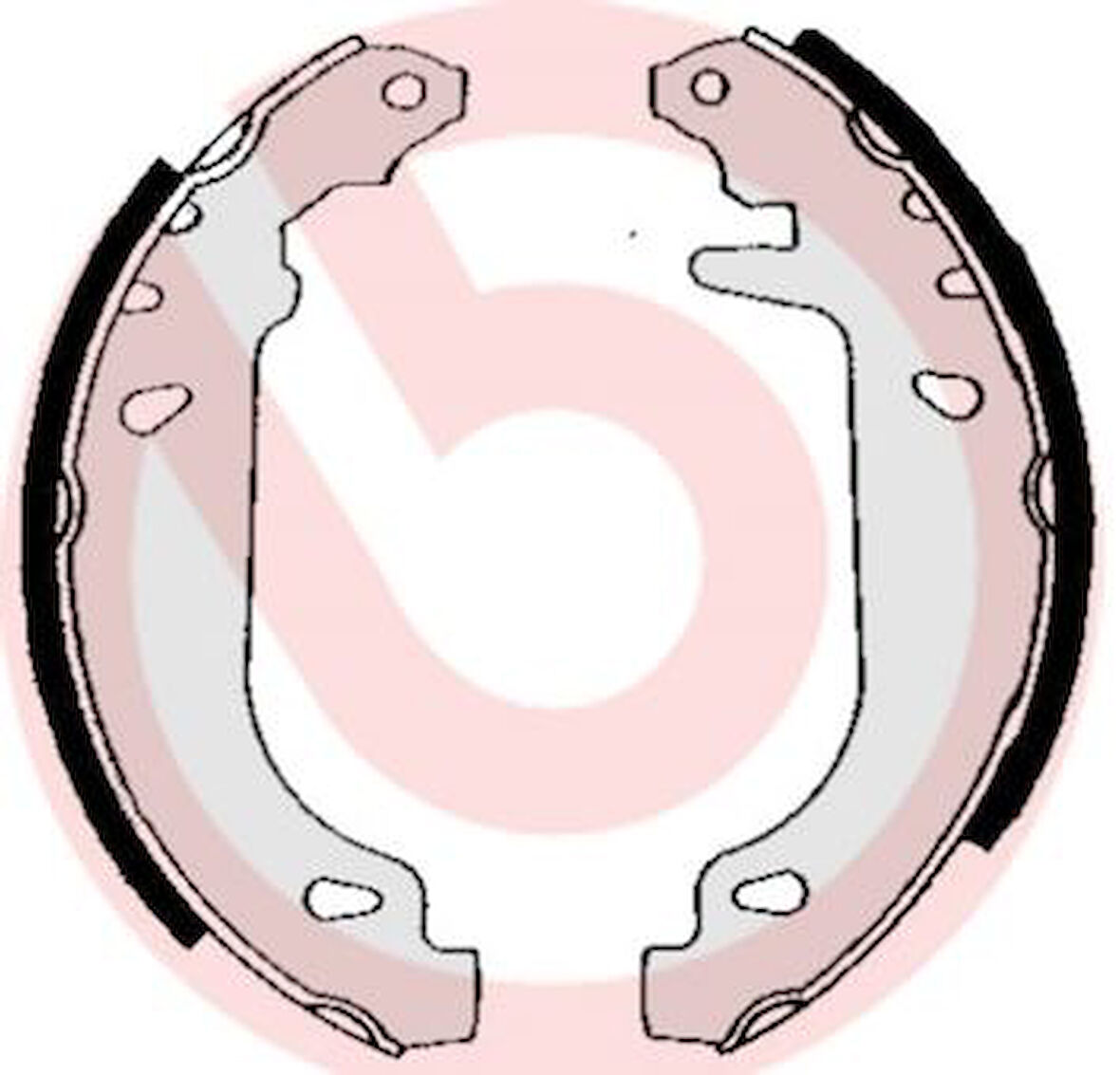 ARKA PABUÇ BALATA R9-R11-R19-R21-CLIO 1 1990-1998 TWINGO 1996 7701202820 7701202542 77012002474