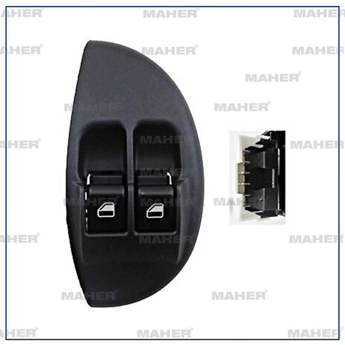 DÜĞME CAM AÇMA PALİO / SİENA (ÇİFTLİ) ÇERÇEVELİ SOL 717135614