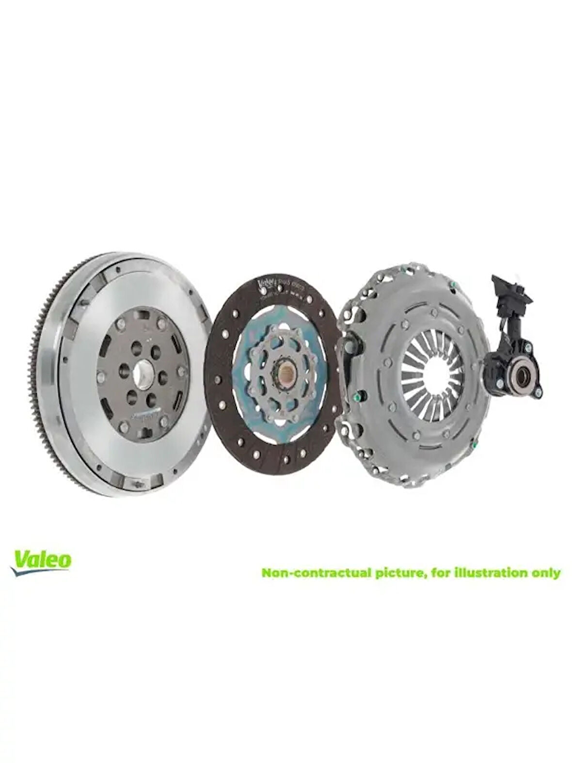 DMF VOLANT+DEBRIYAJ SETI+RULMAN VW TRANSPORTER V 2.5 TDI (0309)