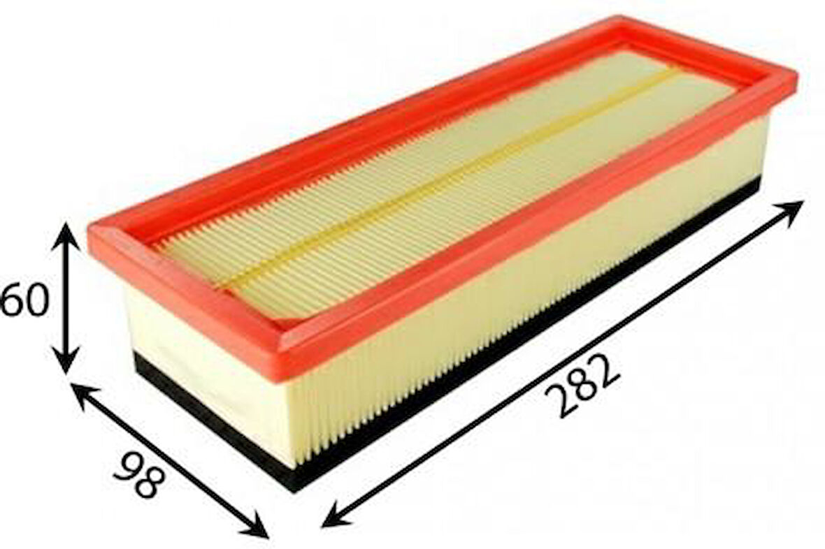 HAVA FİLTRESİ DOBLO 2005ALBEA 2007FIORINO 2009PANDA 2009PUNTO-IDEA 1.4 -FIAT 500-FORD KA 1.2 SÜNGERLİ 55192012 1542777 1706917