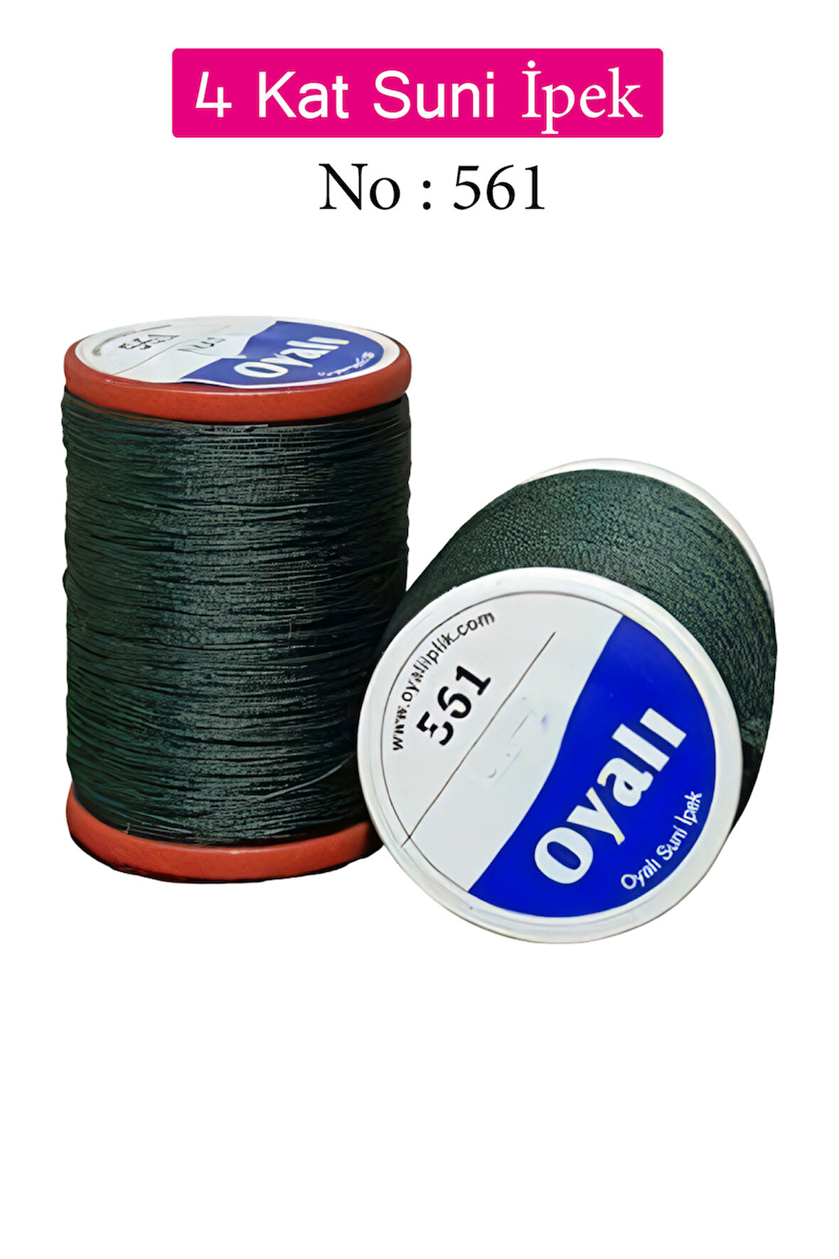 Oyalı 4 Kat Suni İpek İplik İğne Oyası Boncuk İpi Tığ Oyası No:561