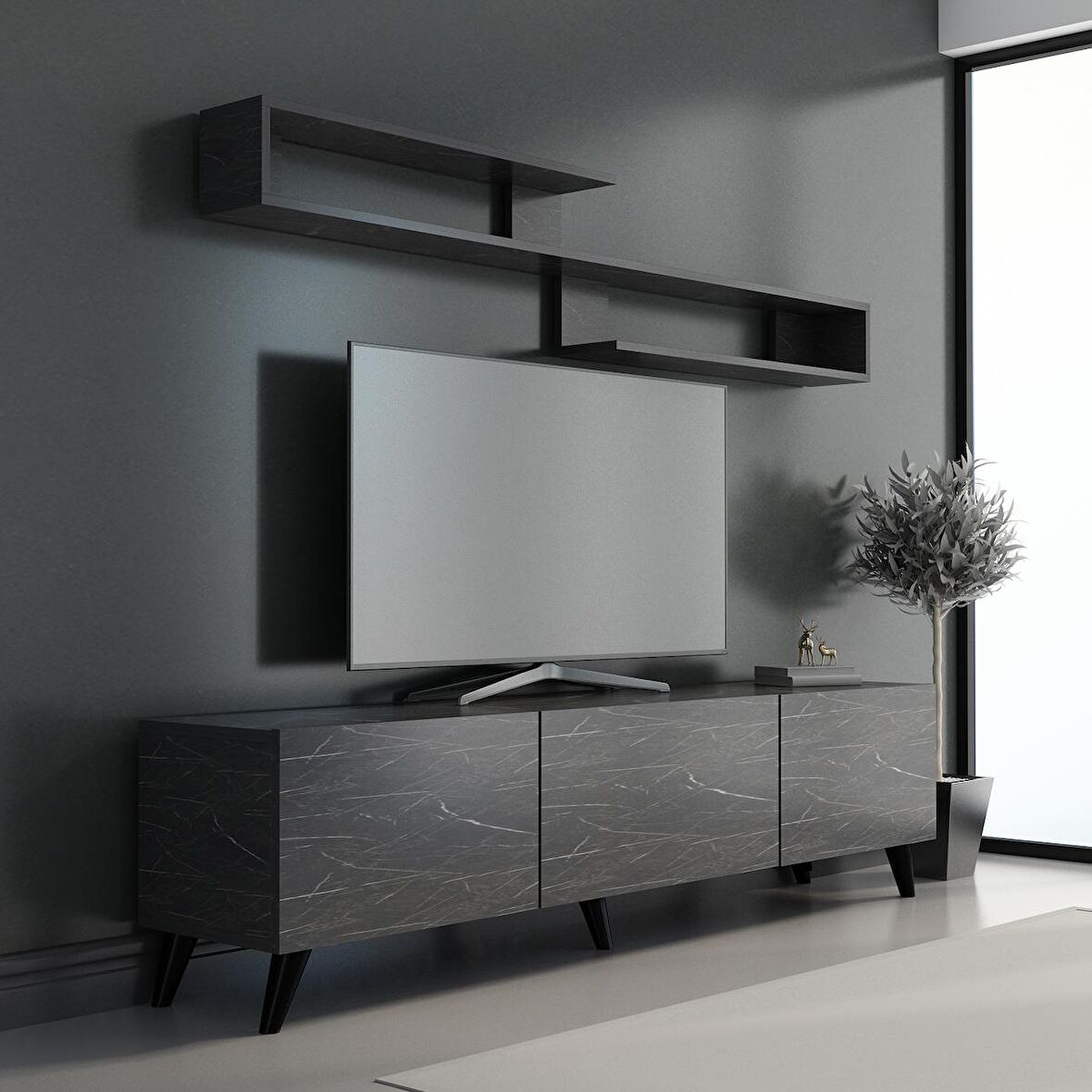MOBİLYA GEZEGENİ X3032 BENDİR MERMER DESEN - 180 CM