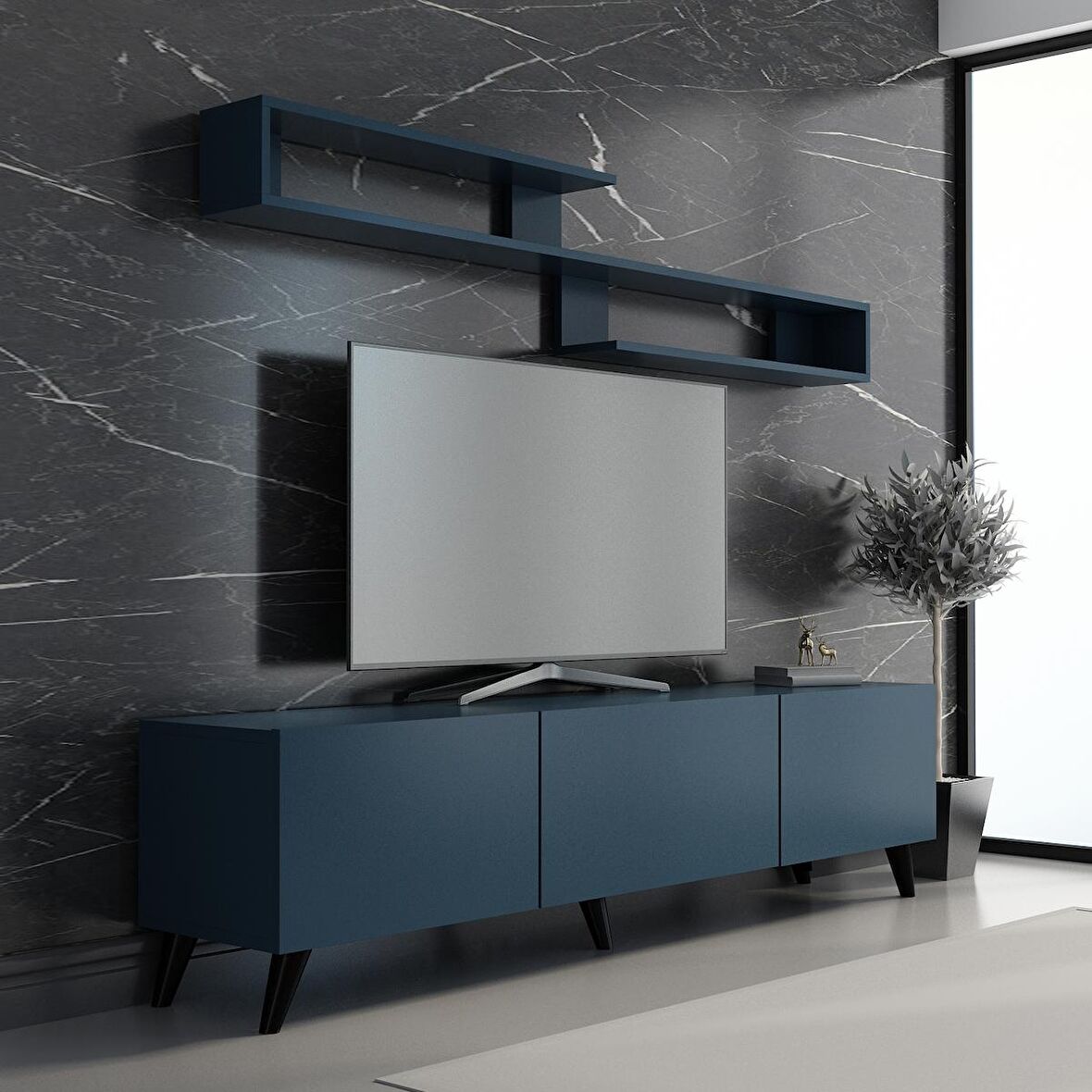 MOBİLYA GEZEGENİ X3032 İZLANDA MAVİ - 180 CM