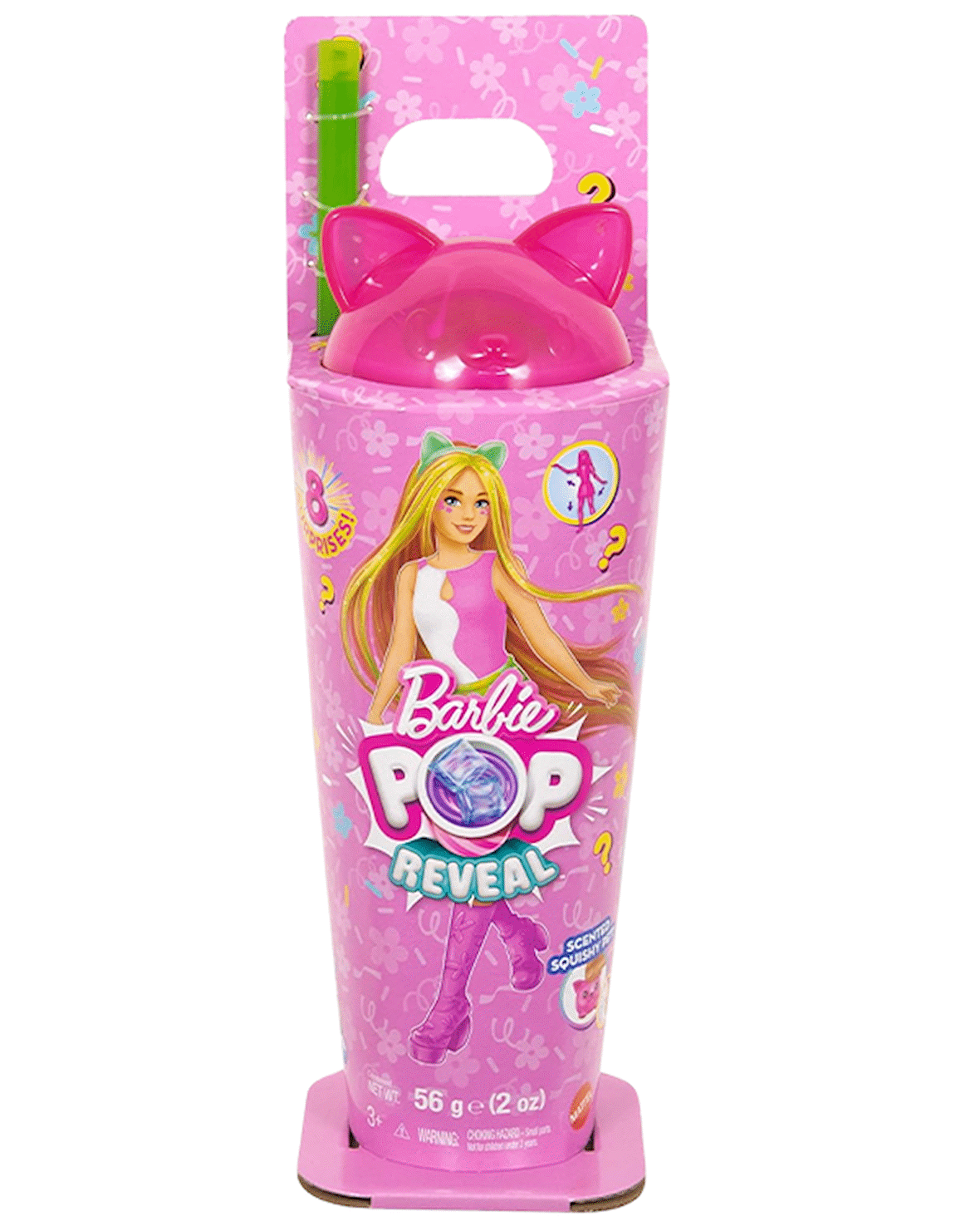 Barbie Pop Reveal Shake Serisi Pembe Kedi JCN88