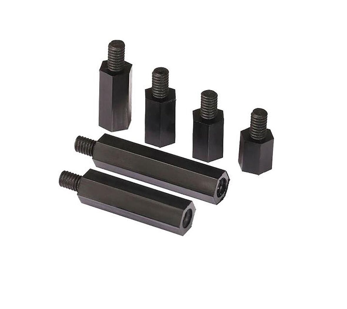 25mm Dişi-Erkek Plastik Distans Vida Boyu 6mm M3