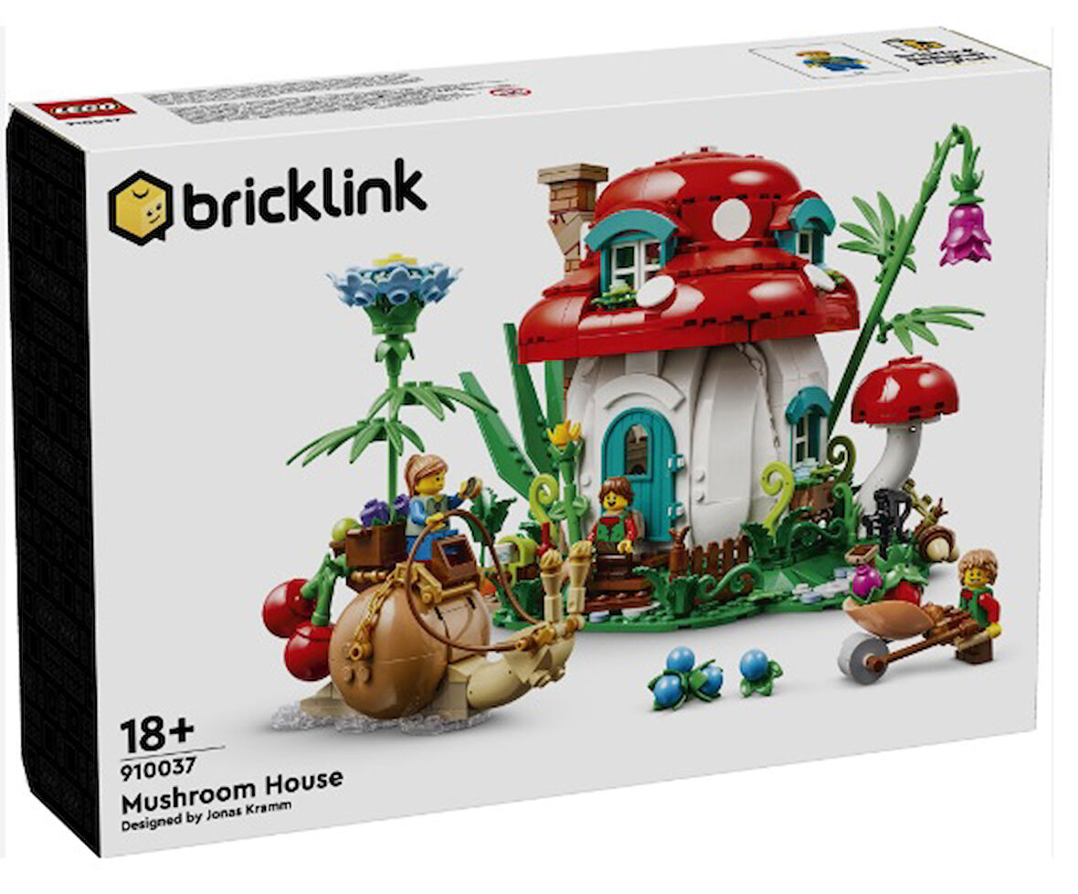 LEGO Bricklink 910037 Mushroom House Mantar Evi