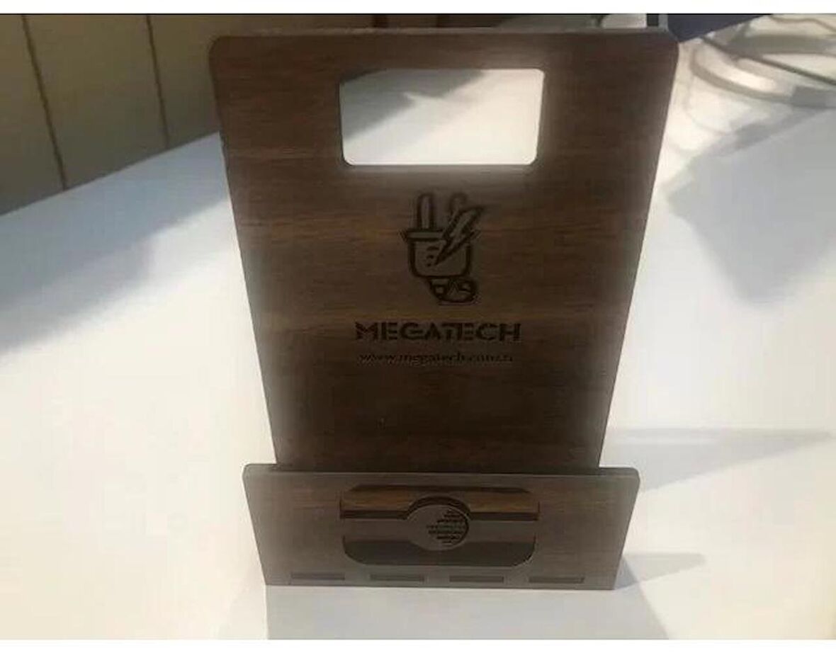 Megatech Ahşap Telefon Tutucu / Megatech