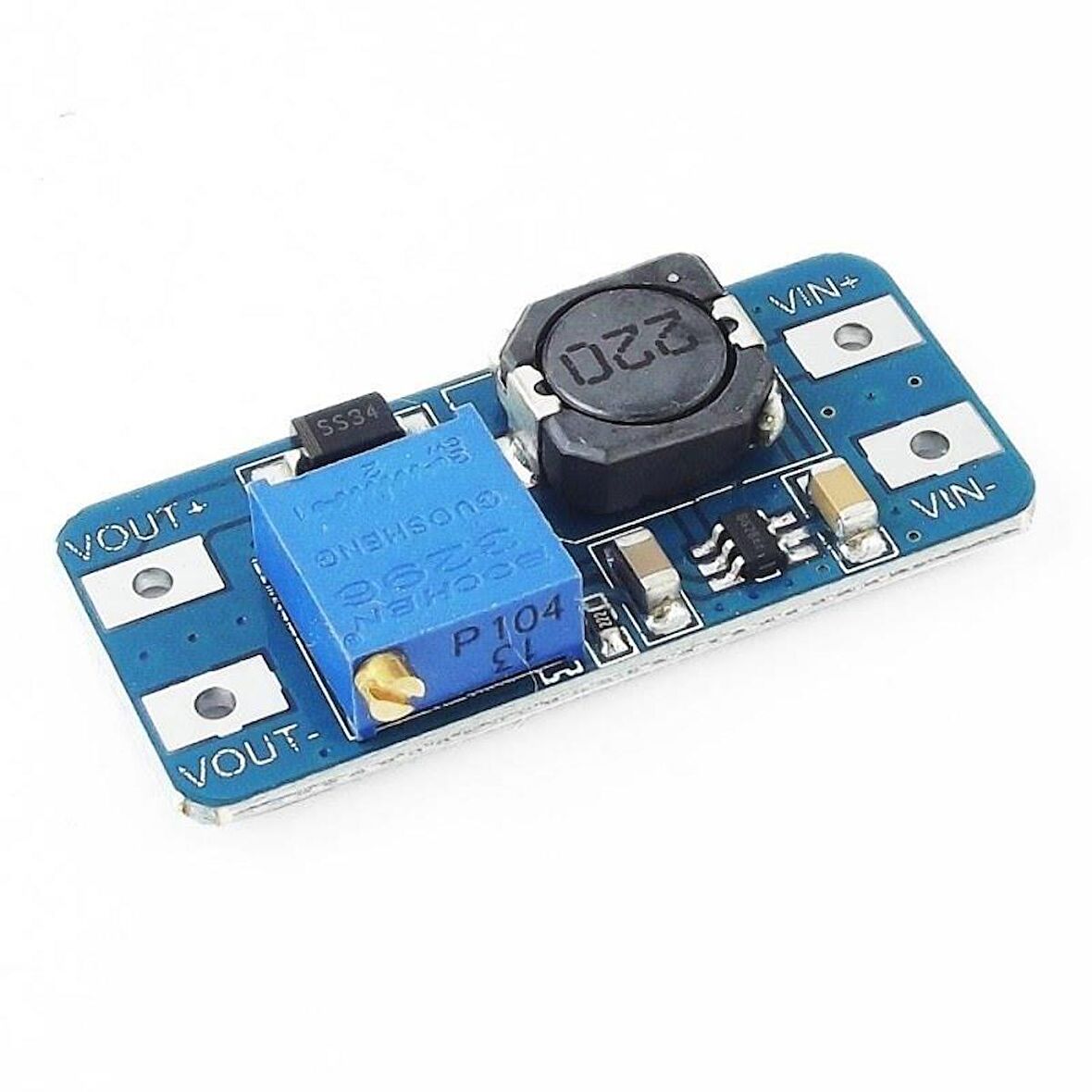 MT3608 2A DC DC Step Up Power Module Ayarlanabilir Voltaj Yükseltici Kart