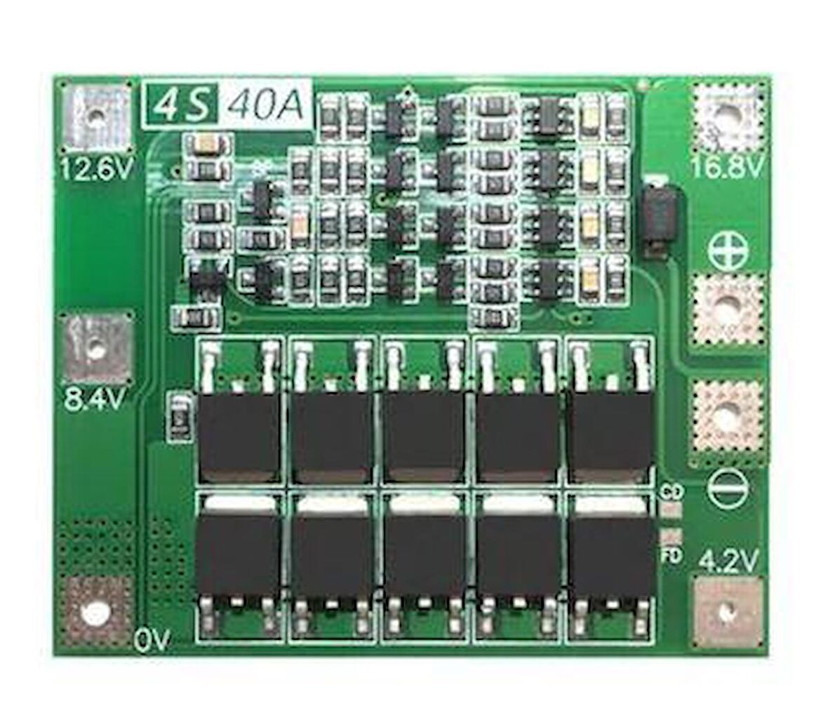 4S 40A 16.6V BMS Koruma Kartı Lityum Batarya 18650 Li-ion Lipo Protection Module