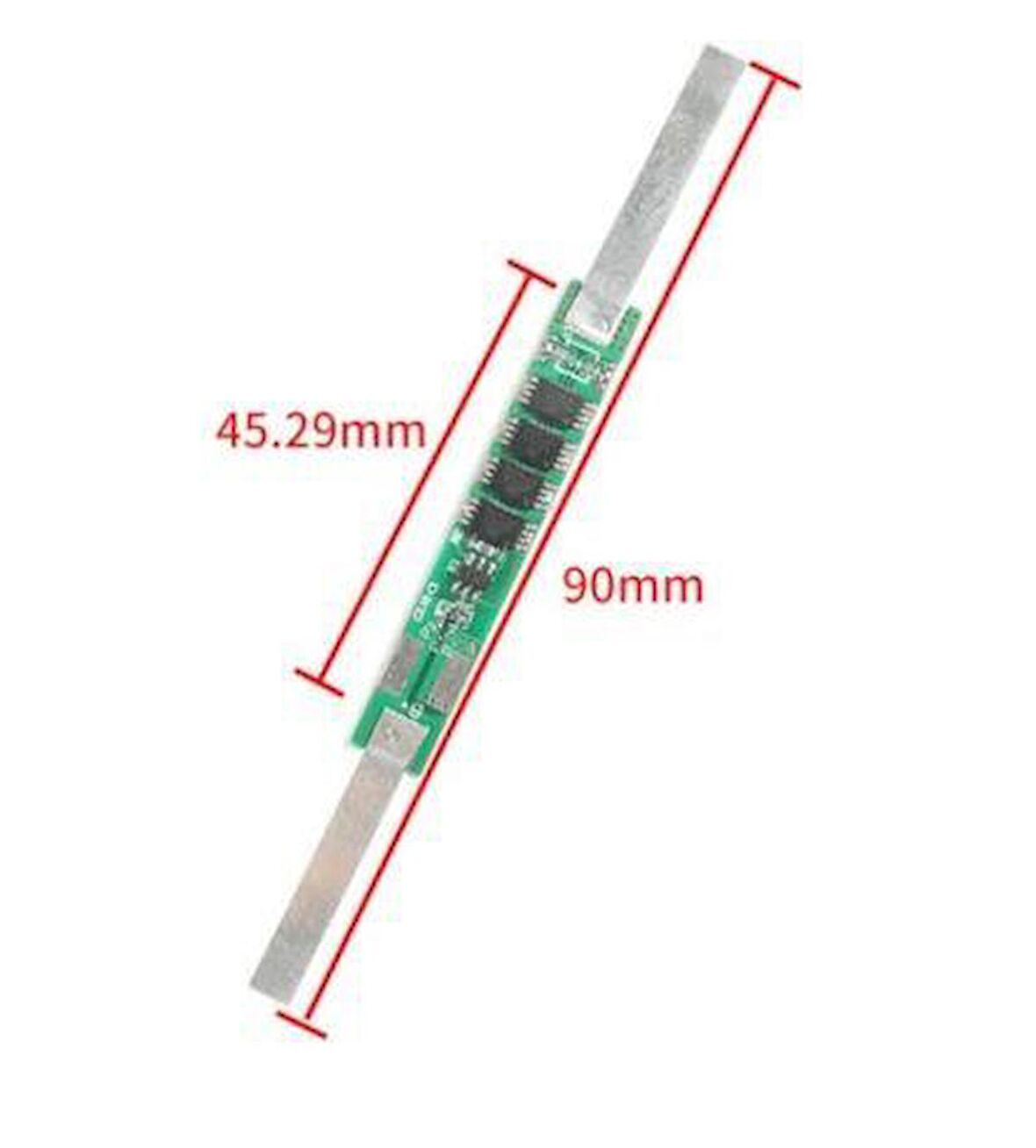 1S 6A 3.7V BMS Koruma Kartı Lityum Batarya 18650 Li-ion Lipo Protection Module