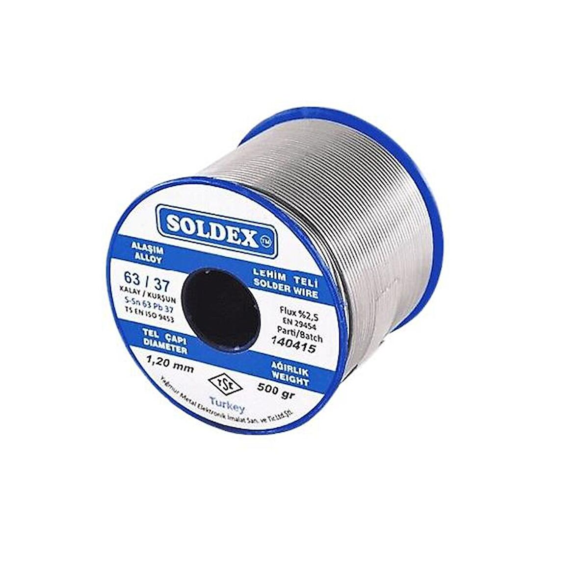 Soldex Lehim Teli 500 Gr 1,2mm Sn:63 - Pb:37 63/37