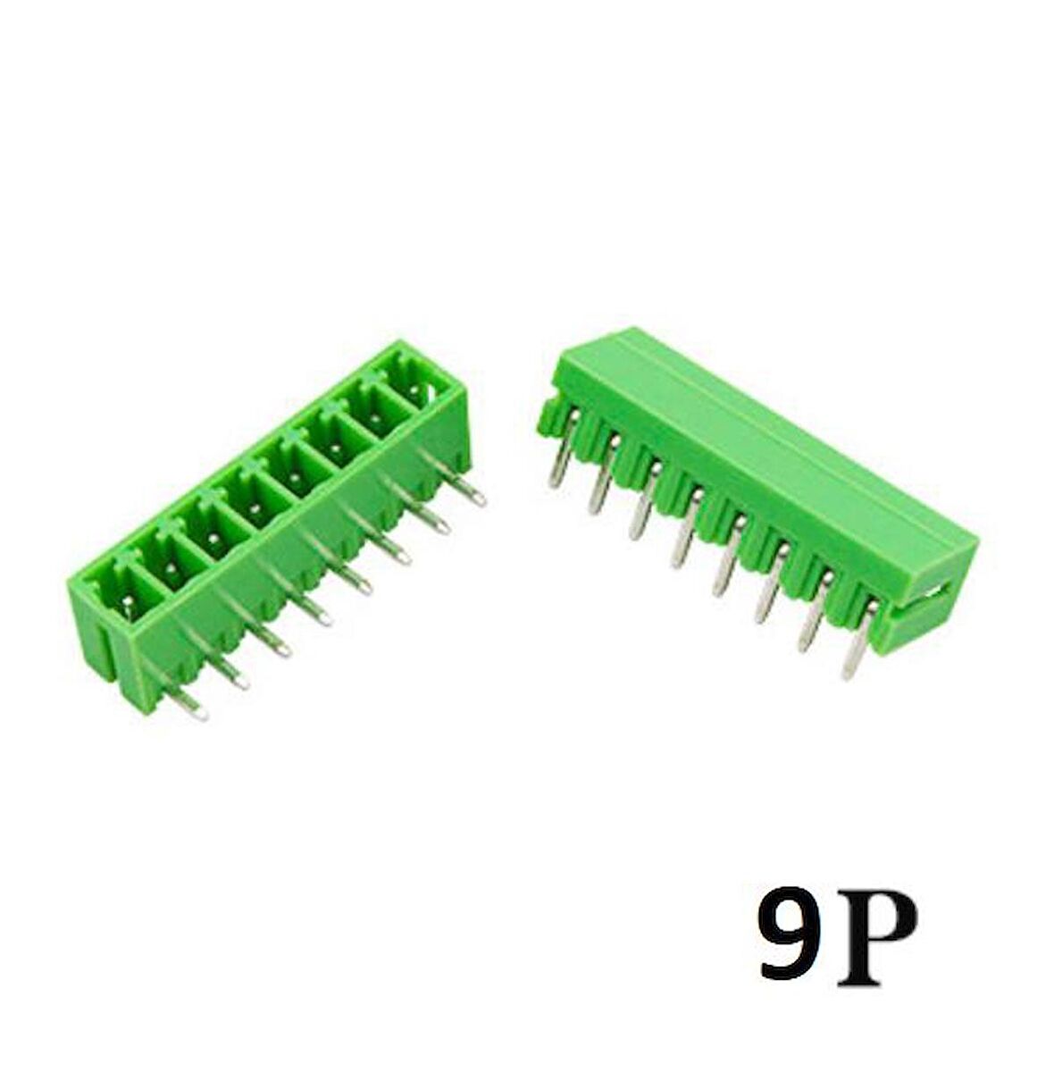 Geçmeli Klemens 9 Pin 3.81mm Erkek 90 Derece