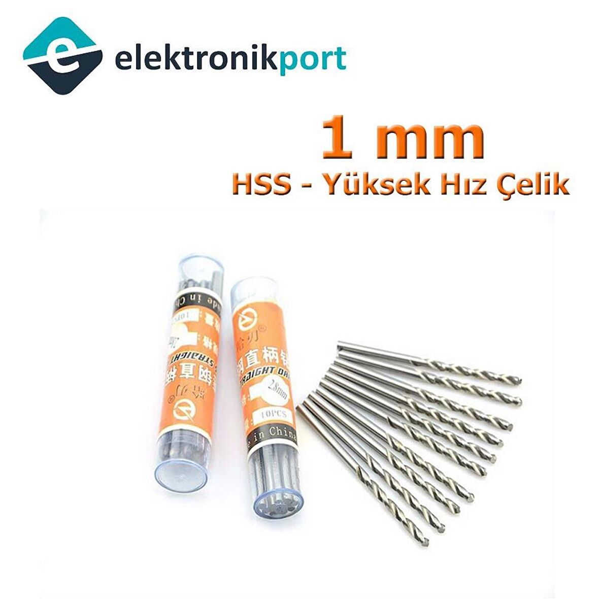 Matkap Ucu 1mm (HSS Yüksek Hız Çelik)