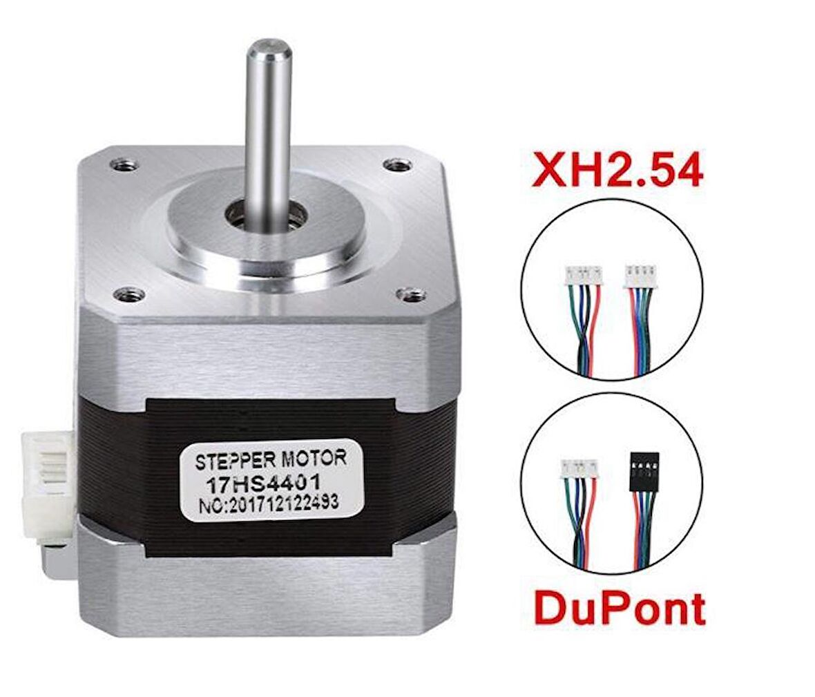 17HS4401 Nema 17 Step Motor 3D yazıcı (Sıfırdır)