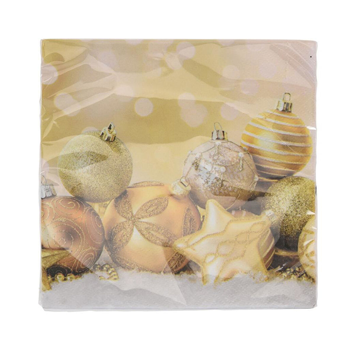 Yılbaşı Temalı Kağıt Peçete Karışık Renk 33*33cm 20 Adet