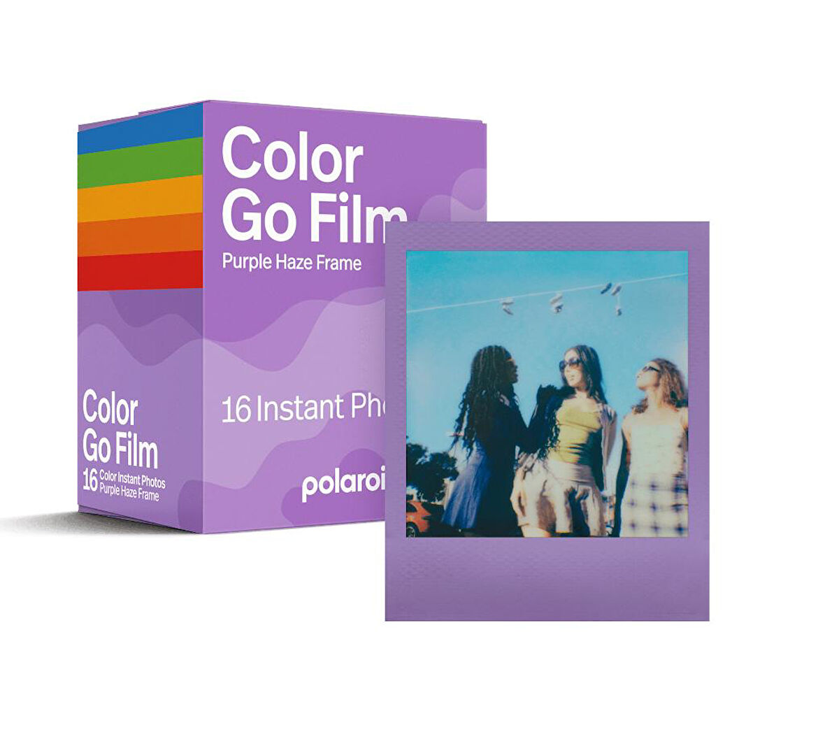 Polaroid Color Go Purple Haze Frame Edition Film 16 Poz (SKT: 01-2025)