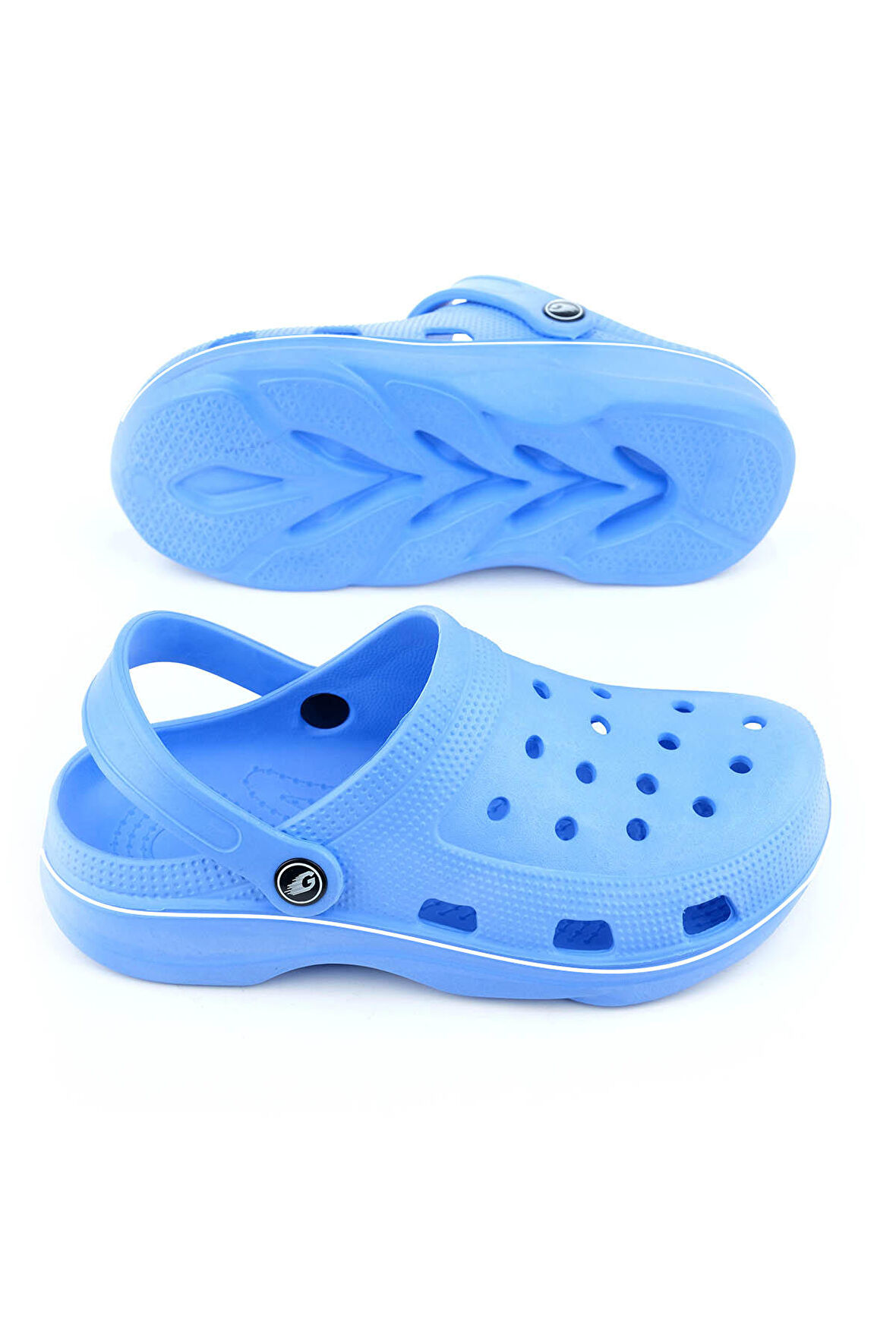 Gezer Crocs Erkek Sabo Terlik, Medikal, Hastane, Hemşire, Eva Siyah-Beyaz