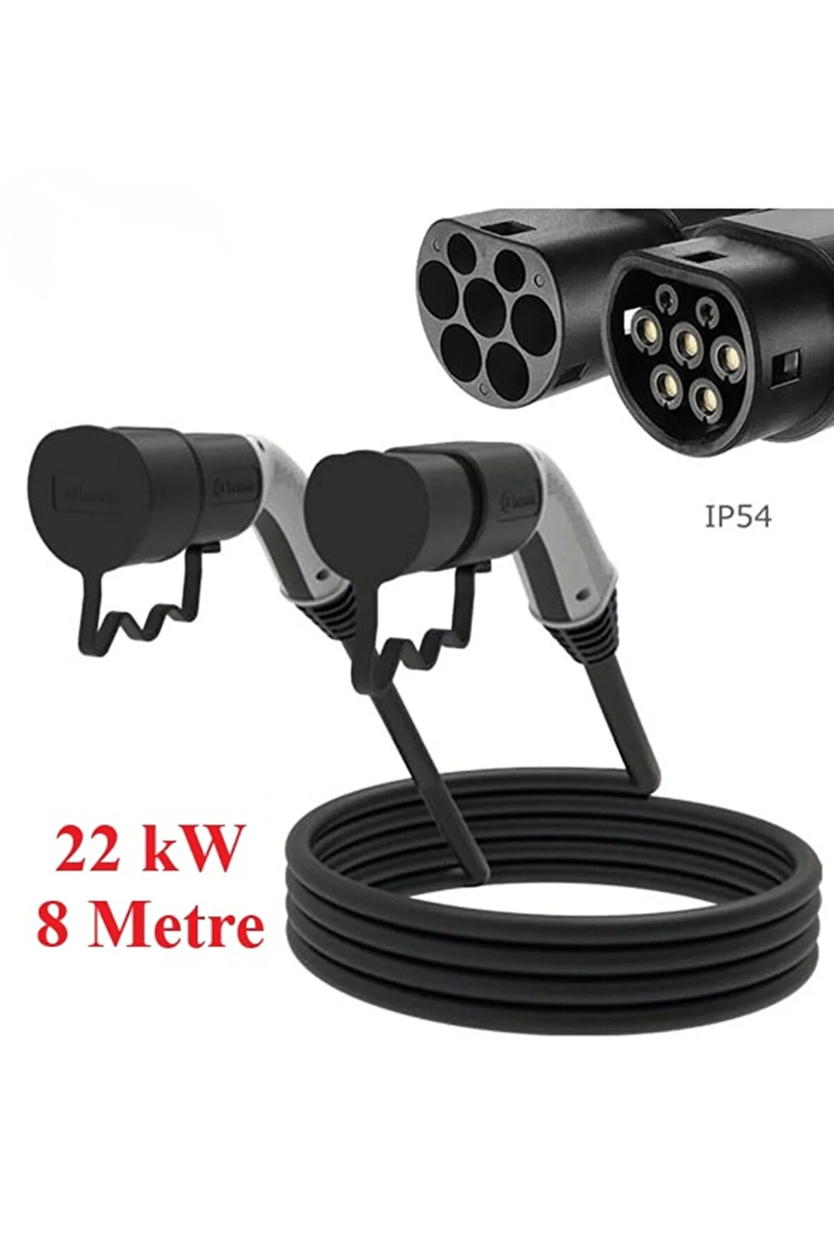 Bemis Elektrikli Araç Şarj Kablosu Seti- 8m-Trifaze-22 kW-32A-Çantalı