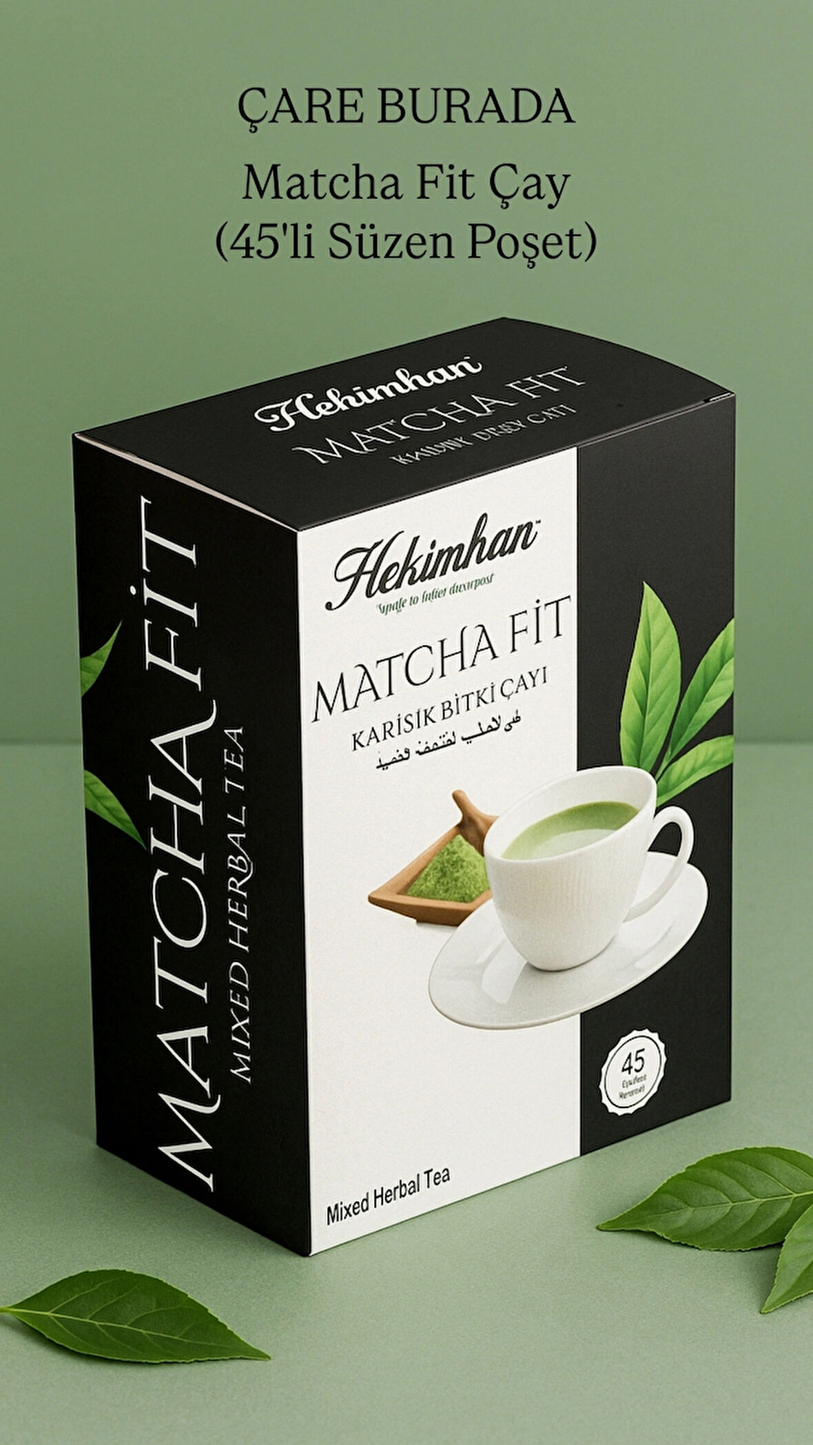 Matcha Fit Çay (45'li Süzen Poşet)