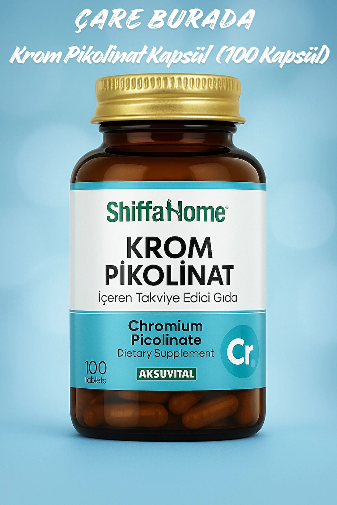 Krom Pikolinat (100 Kapsül)