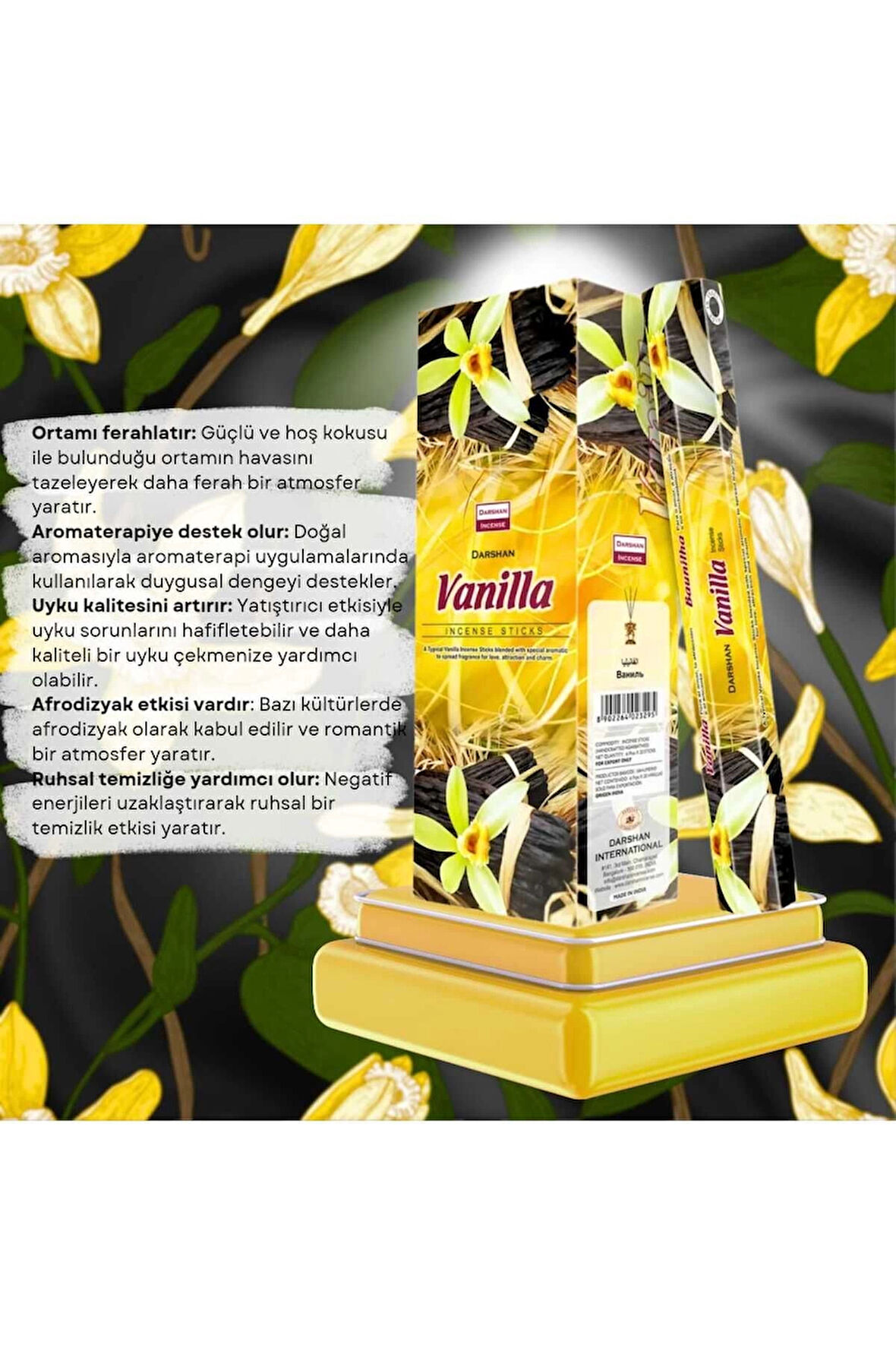 Vanilya Tütsüsü 20 Çubuk