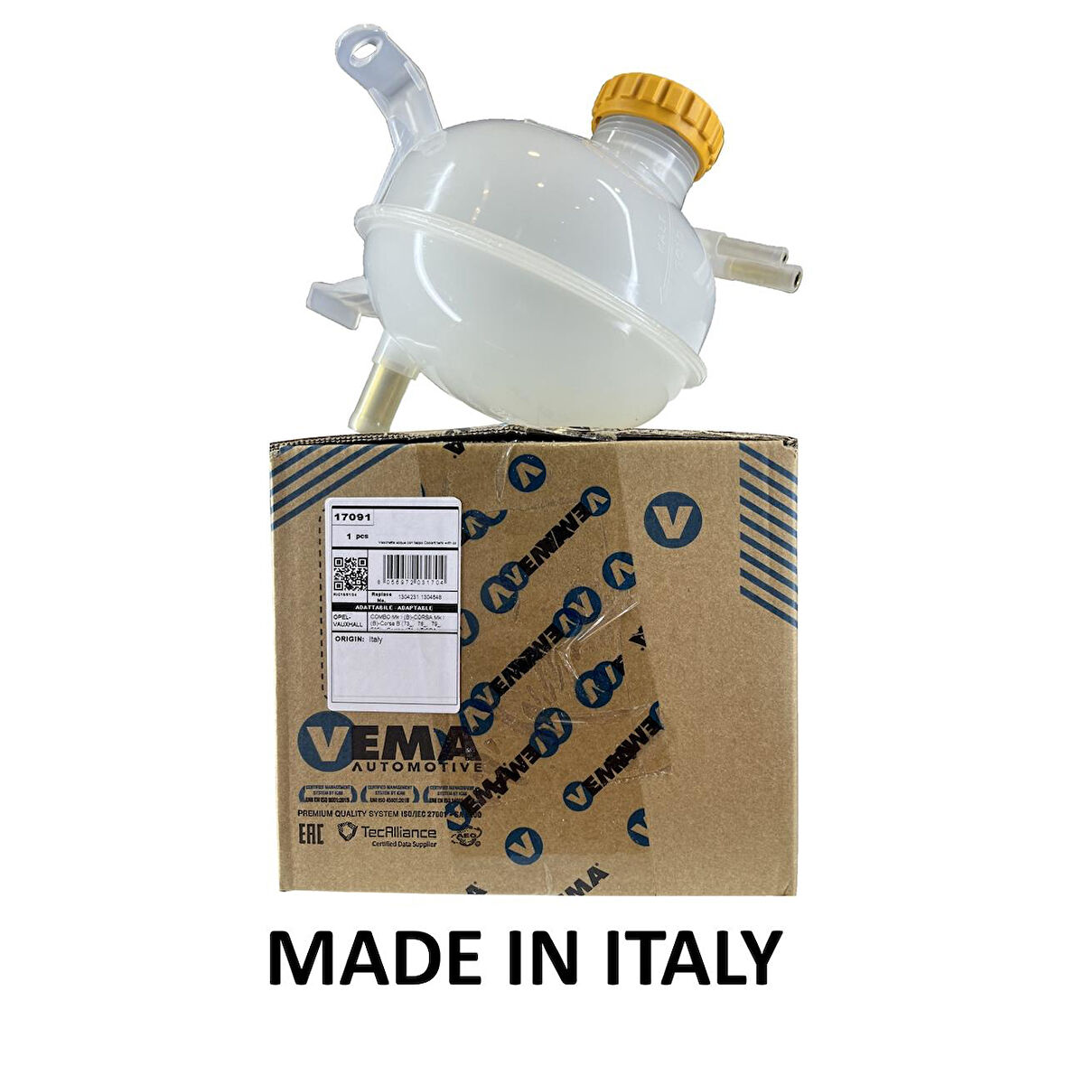 Opel Corsa B Rezerve Yedek Su Deposu Çift Çıkışlı Kapaklı Vema Marka