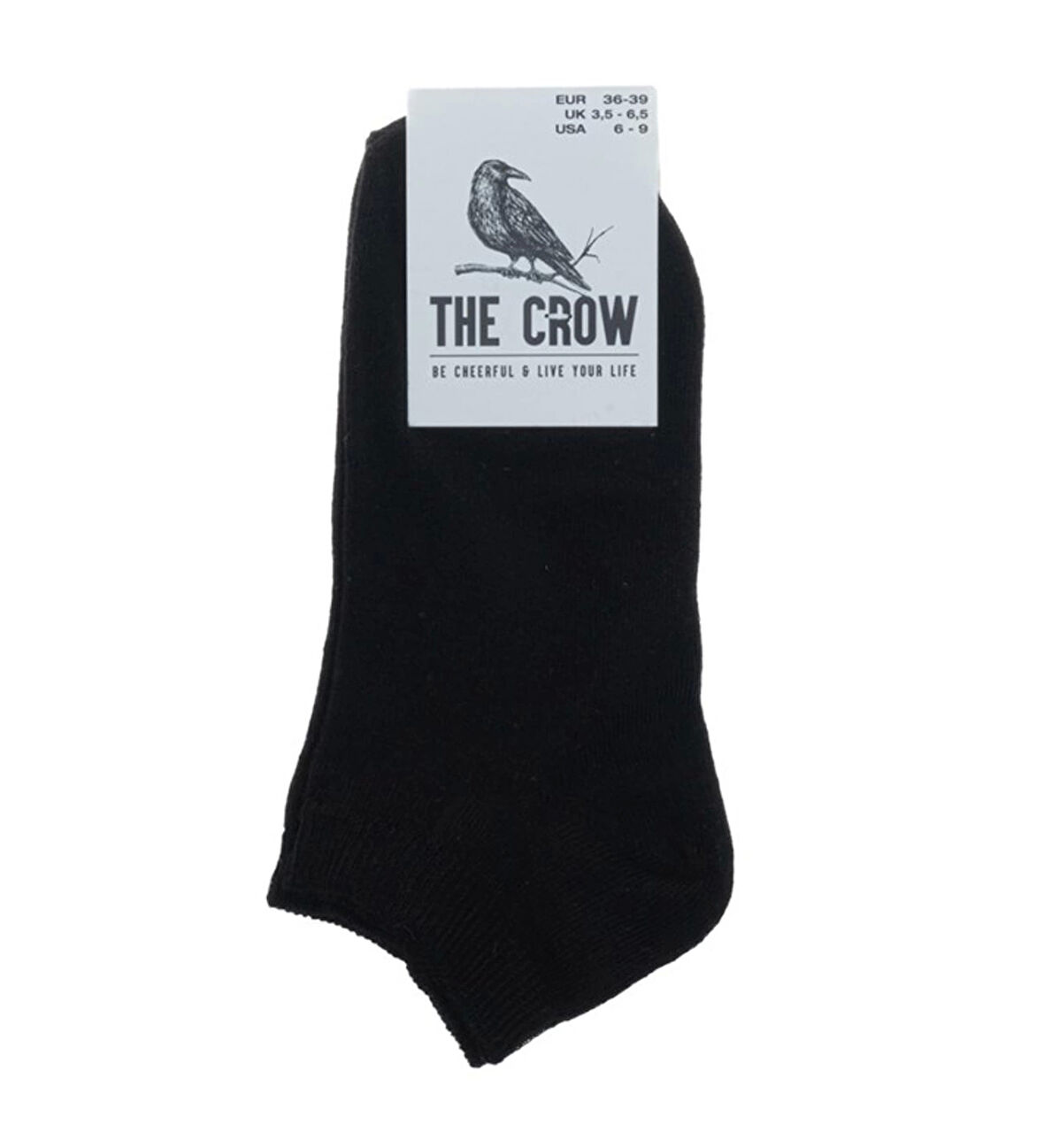 The Crow Tirinity Ankle Siyah Kadın Çorap