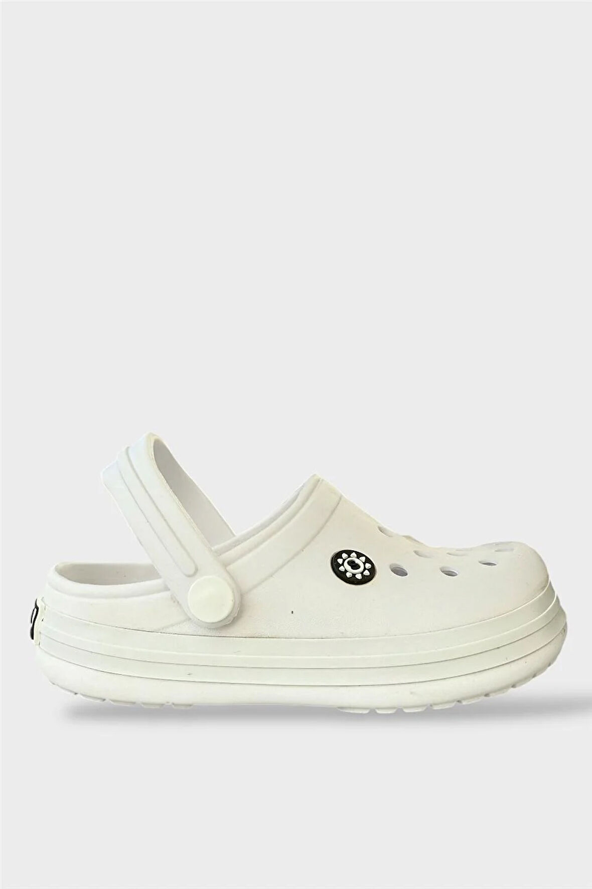 Çocuk Cross Terlik Bahçe Plaj Sahil Havuz Terliği BEYAZ
