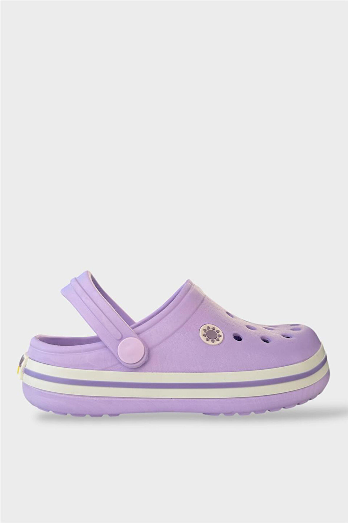 Çocuk Cross Terlik Bahçe Plaj Sahil Havuz Terliği Lila