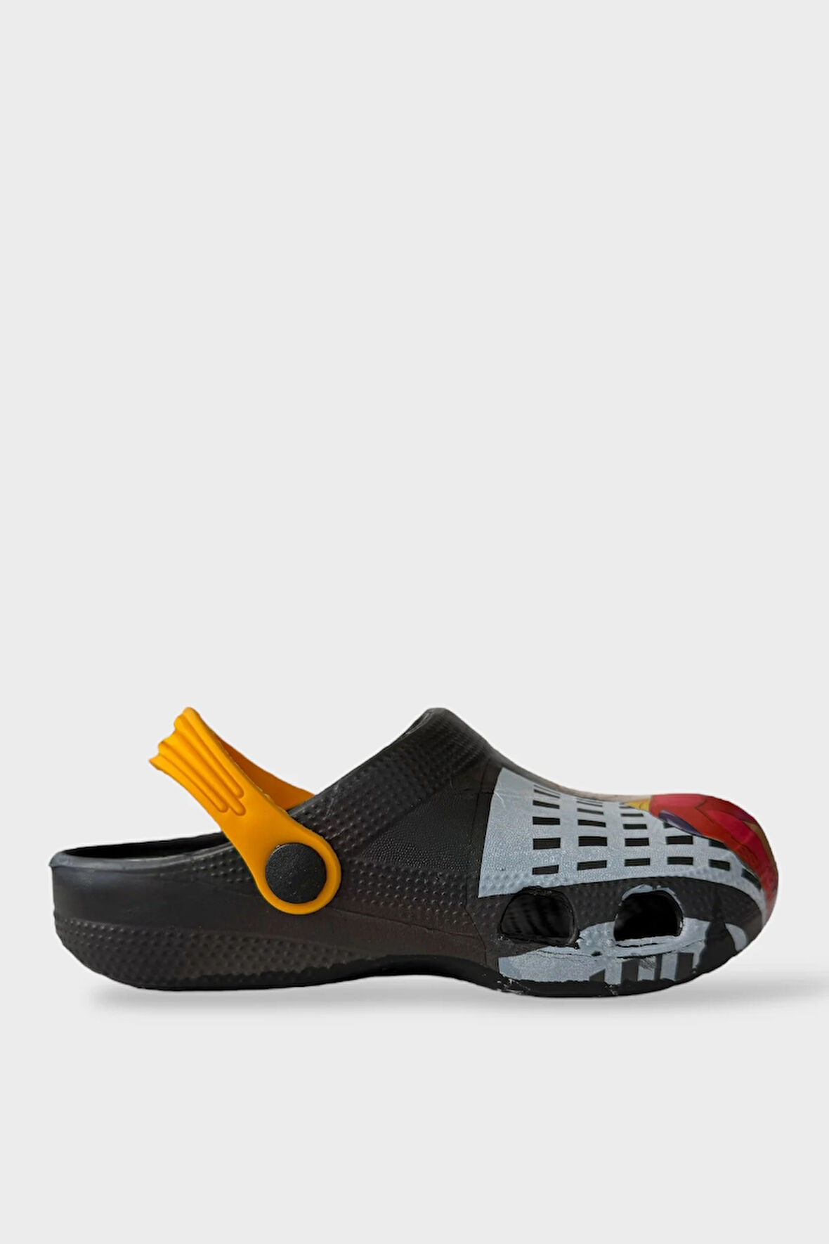 Süper Kahramanlı Çocuk Sandalet Terlik SİYAH