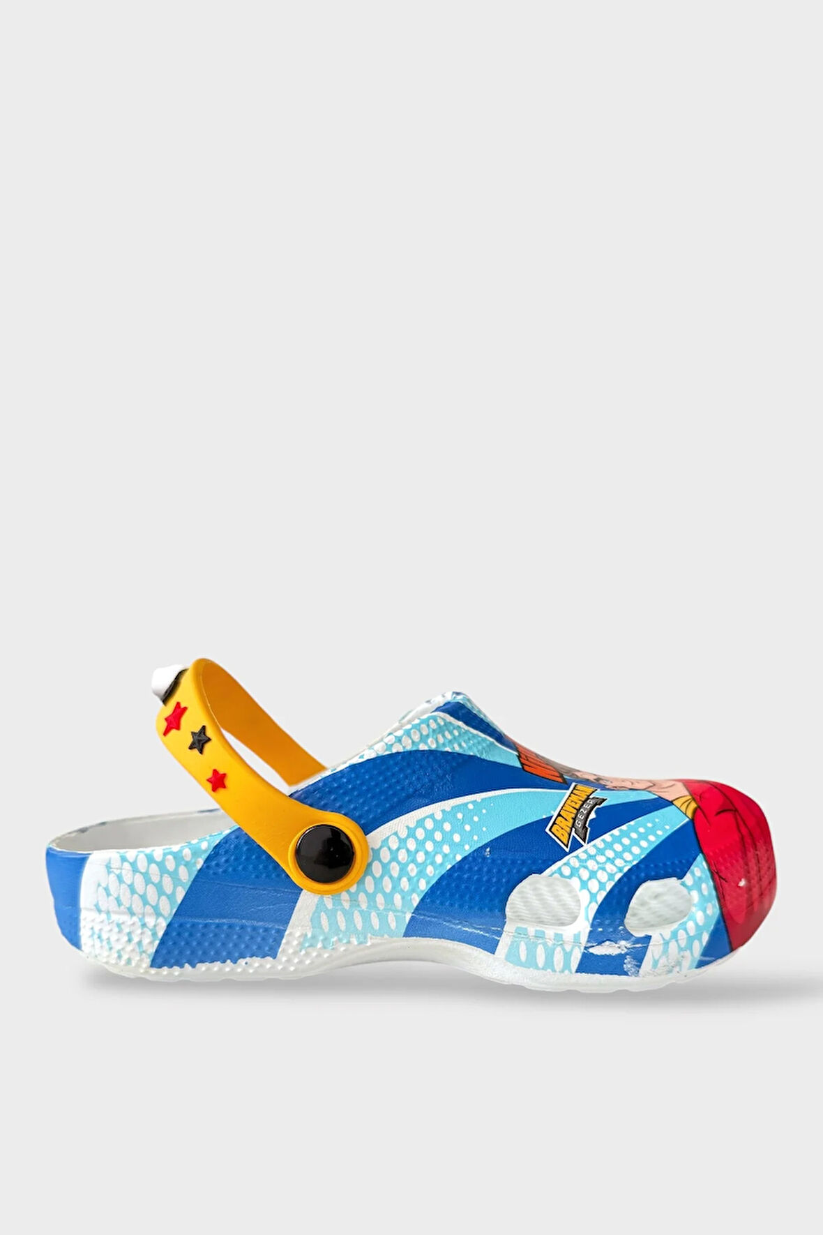 Süper Kahramanlı Çocuk Sandalet Terlik MAVİ - SARI