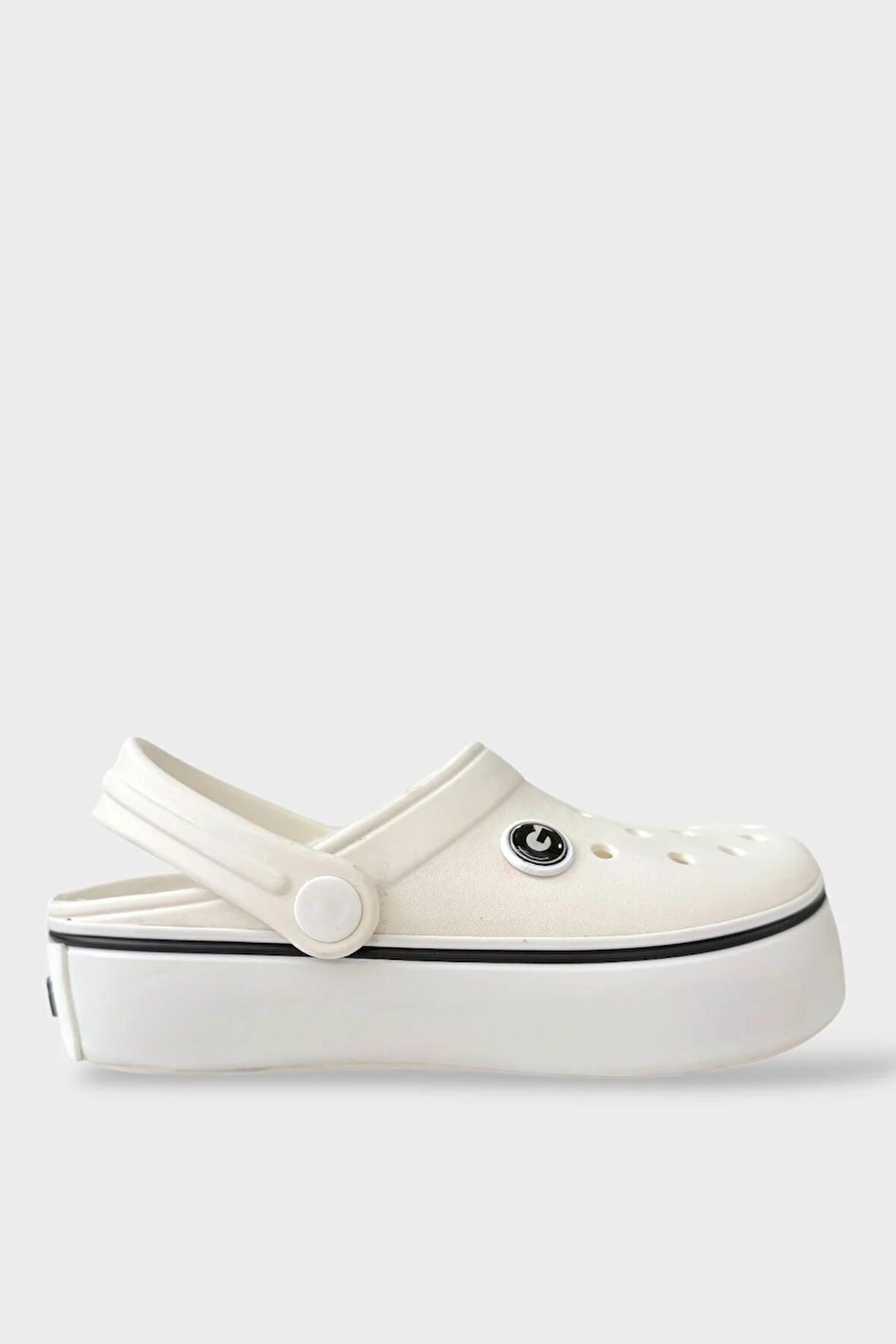 Çocuk Cross Antomik Taban Comfort Terlik BEYAZ