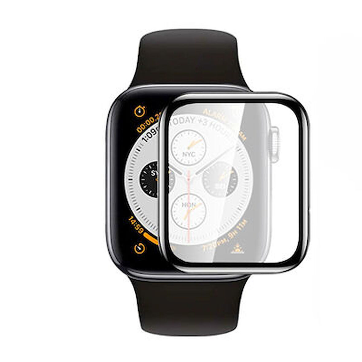 Apple Watch 7 45mm Mat Ekran Koruyucu Ultra İnce PMMA Eko Mat Pet Koruyucu