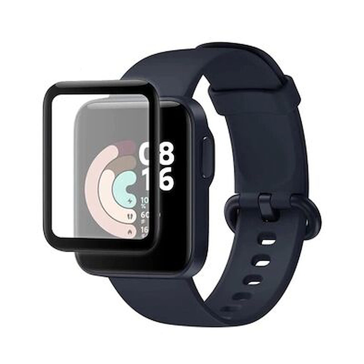 Mi Watch Lite PMMA Pet Ekran Koruyucu Ultra İnce Yapılı